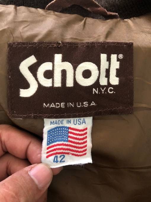 Schott Vintage Schott NYC Suede Leather Size US M / EU 48-50 / 2 - 8 Thumbnail