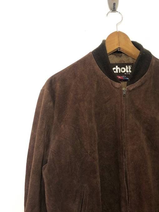 Schott Vintage Schott NYC Suede Leather Size US M / EU 48-50 / 2 - 2 Thumbnail