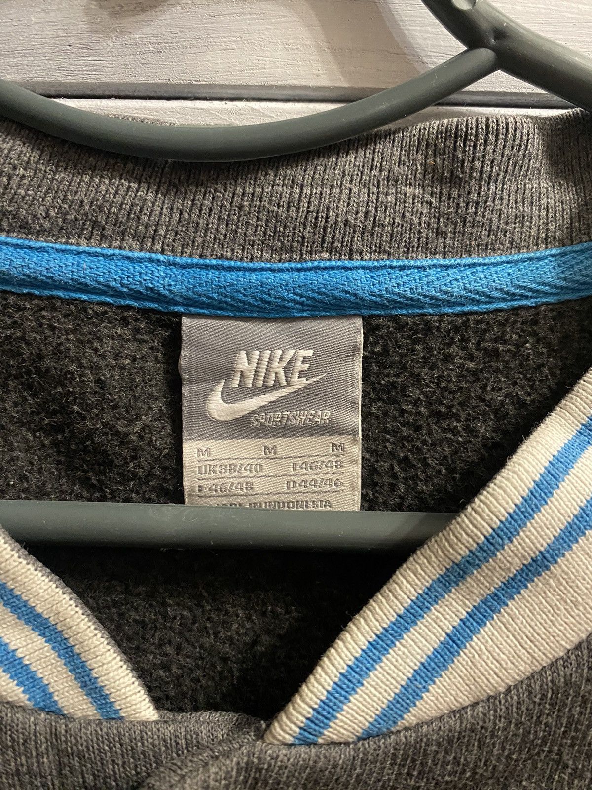 Nike Rare Vintage Bomber Nike. Y2K Drill swoosh style. Size US M / EU 48-50 / 2 - 6 Thumbnail
