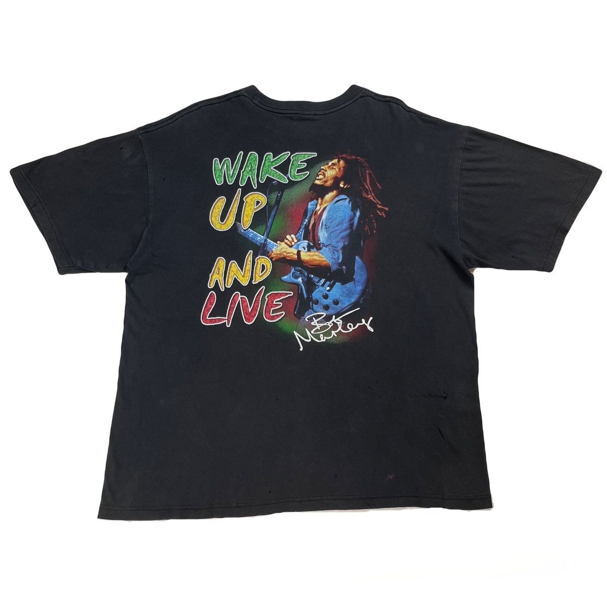 Rap Tees Vintage Rap Tee Bob Marley Bootleg T-Shirt Size XL 90s Size US XL / EU 56 / 4 - 2 Thumbnail