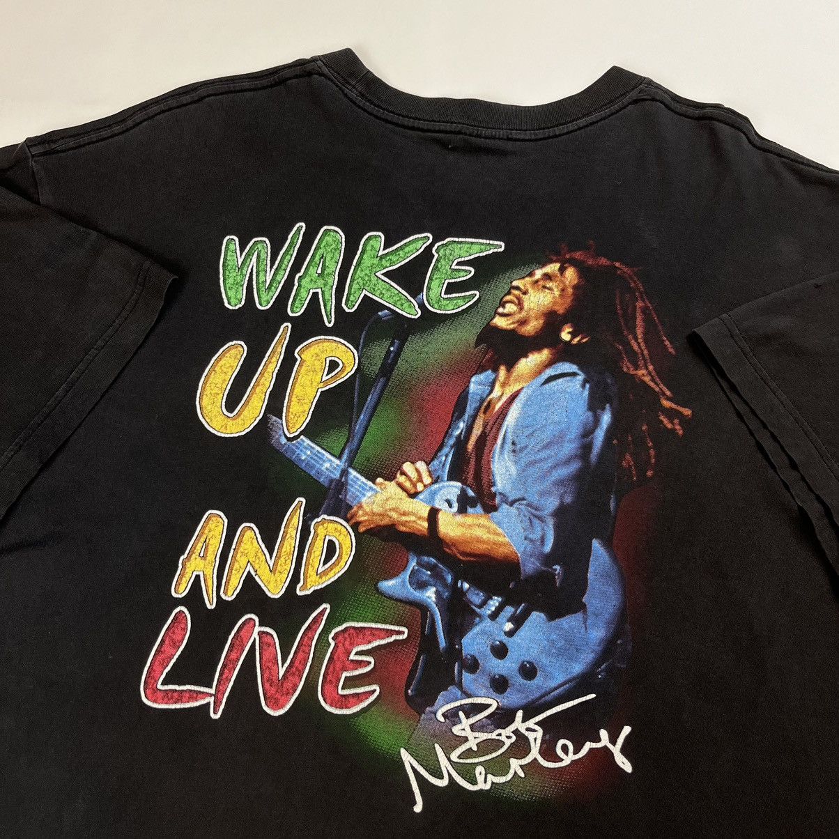 Rap Tees Vintage Rap Tee Bob Marley Bootleg T-Shirt Size XL 90s Size US XL / EU 56 / 4 - 4 Thumbnail