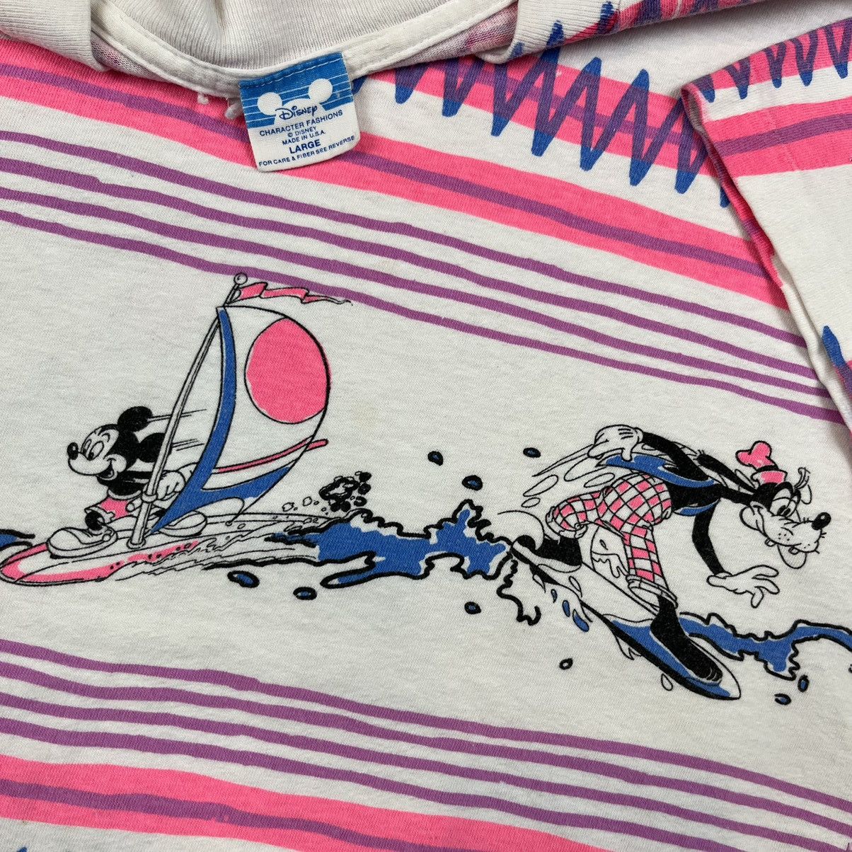 Disney Vintage 80s Disney T-Shirt All Over Print Mickey Size L Size US L / EU 52-54 / 3 - 4 Thumbnail