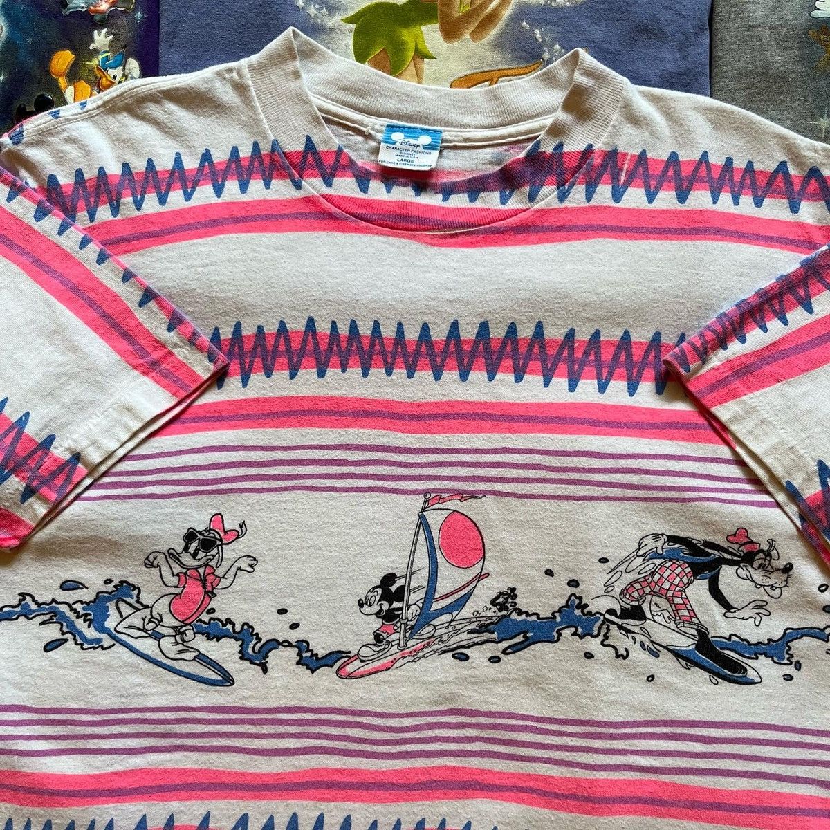 Disney Vintage 80s Disney T-Shirt All Over Print Mickey Size L Size US L / EU 52-54 / 3 - 3 Thumbnail
