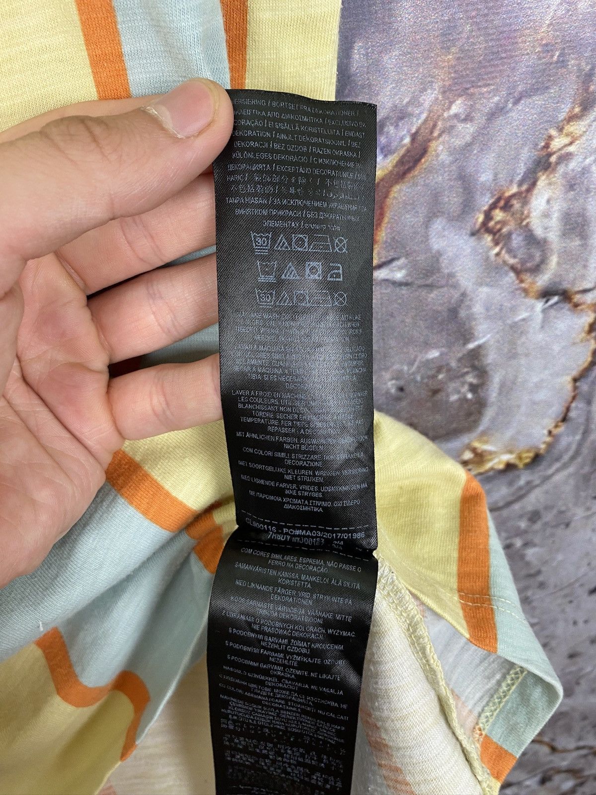 Guess Guess Jeans ASAP Rocky London Striped T Shirt Size M Size US M / EU 48-50 / 2 - 8 Thumbnail