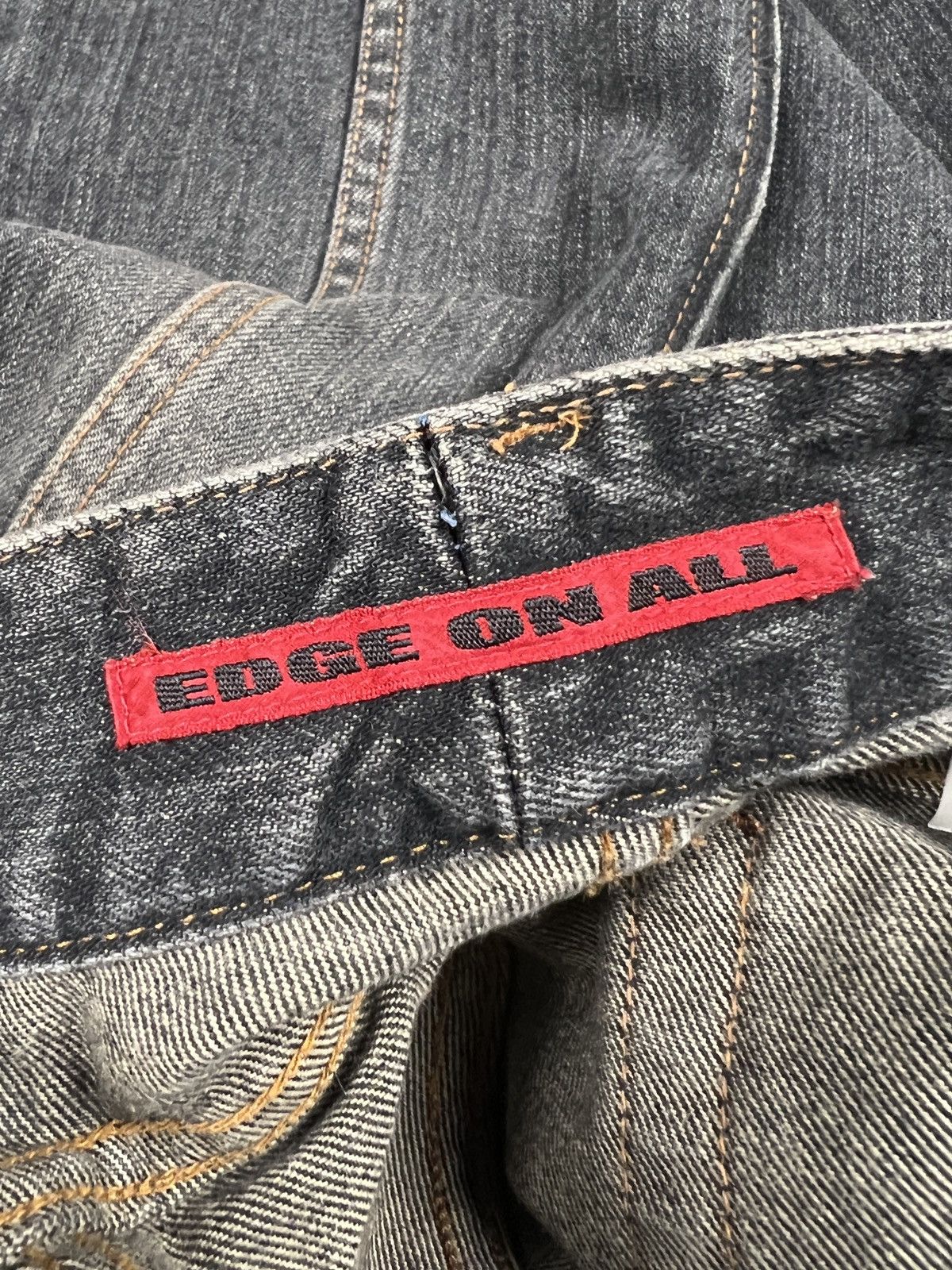 Japanese Brand Edge On All 🇯🇵 Rebuilt Flare Denim Size 30" / US 8 / IT 44 - 15 Thumbnail