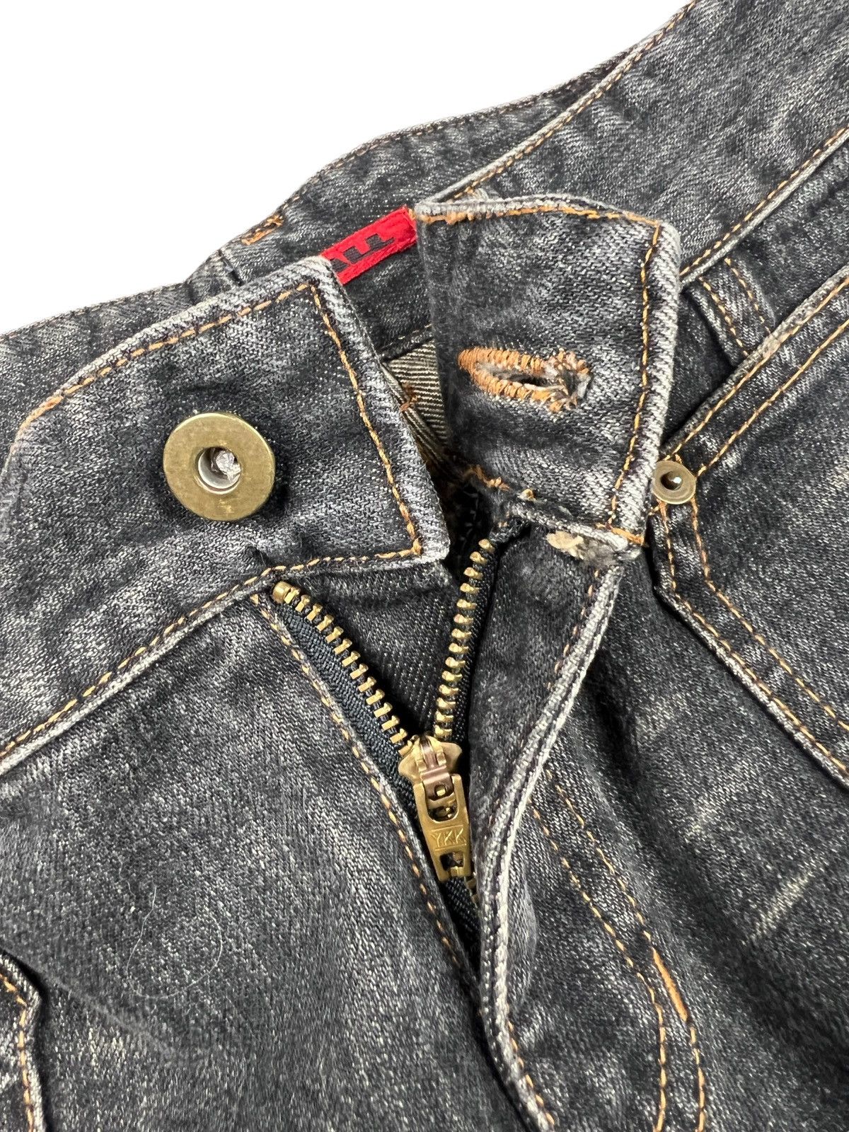Japanese Brand Edge On All 🇯🇵 Rebuilt Flare Denim Size 30" / US 8 / IT 44 - 12 Thumbnail