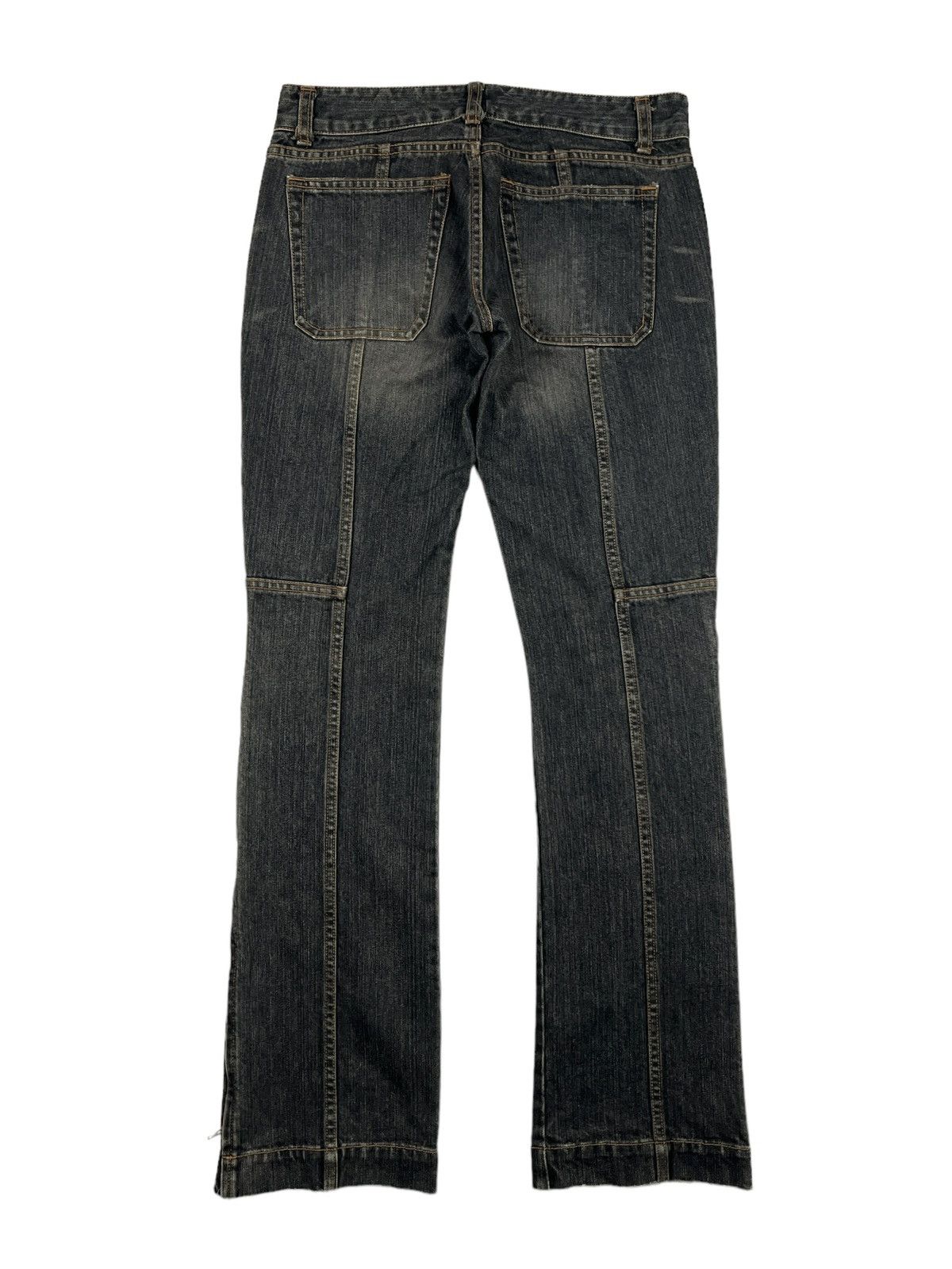Japanese Brand Edge On All 🇯🇵 Rebuilt Flare Denim Size 30" / US 8 / IT 44 - 3 Thumbnail