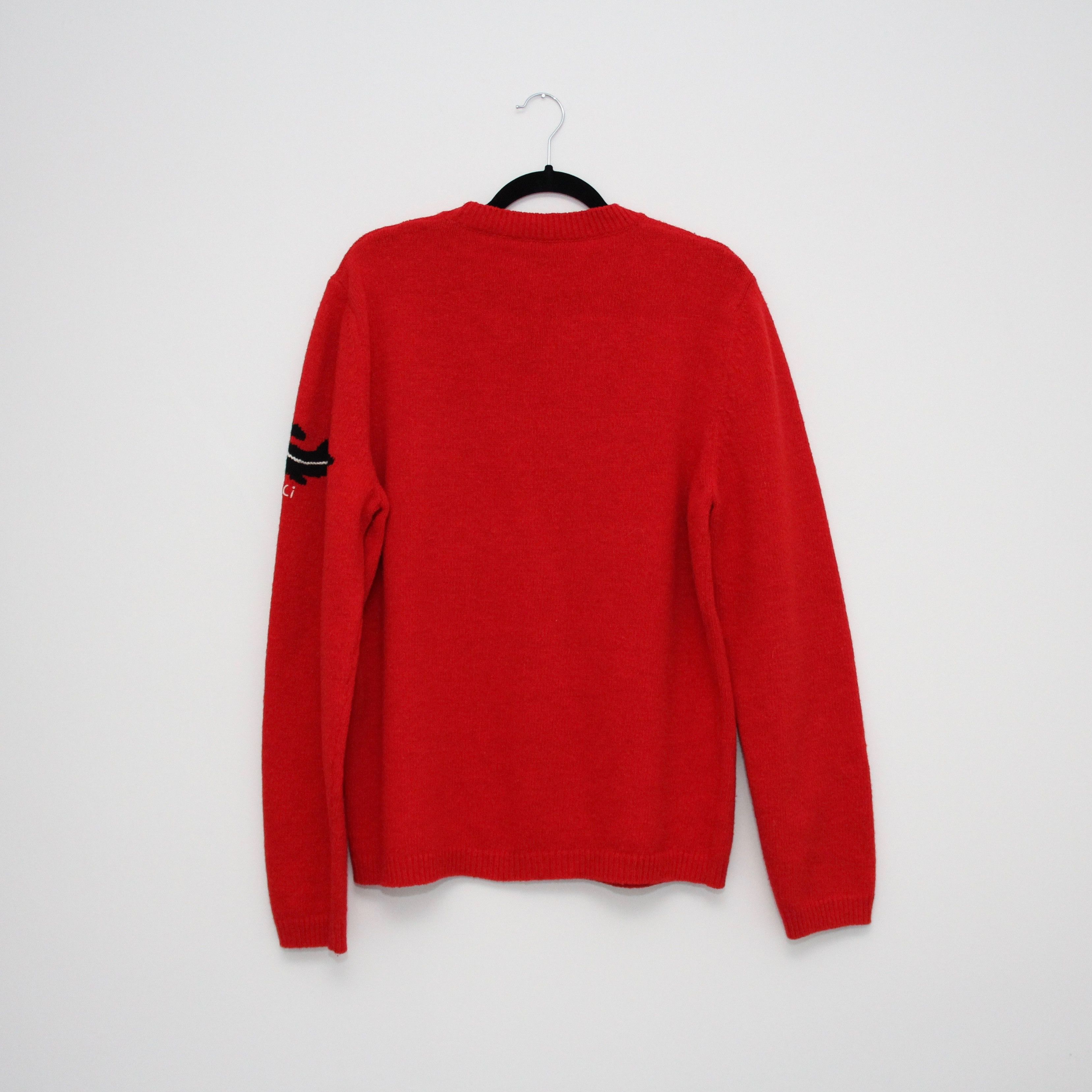 Gucci Gucci Crew neck intarsia shark jumper Size US XL / EU 56 / 4 - 2 Thumbnail