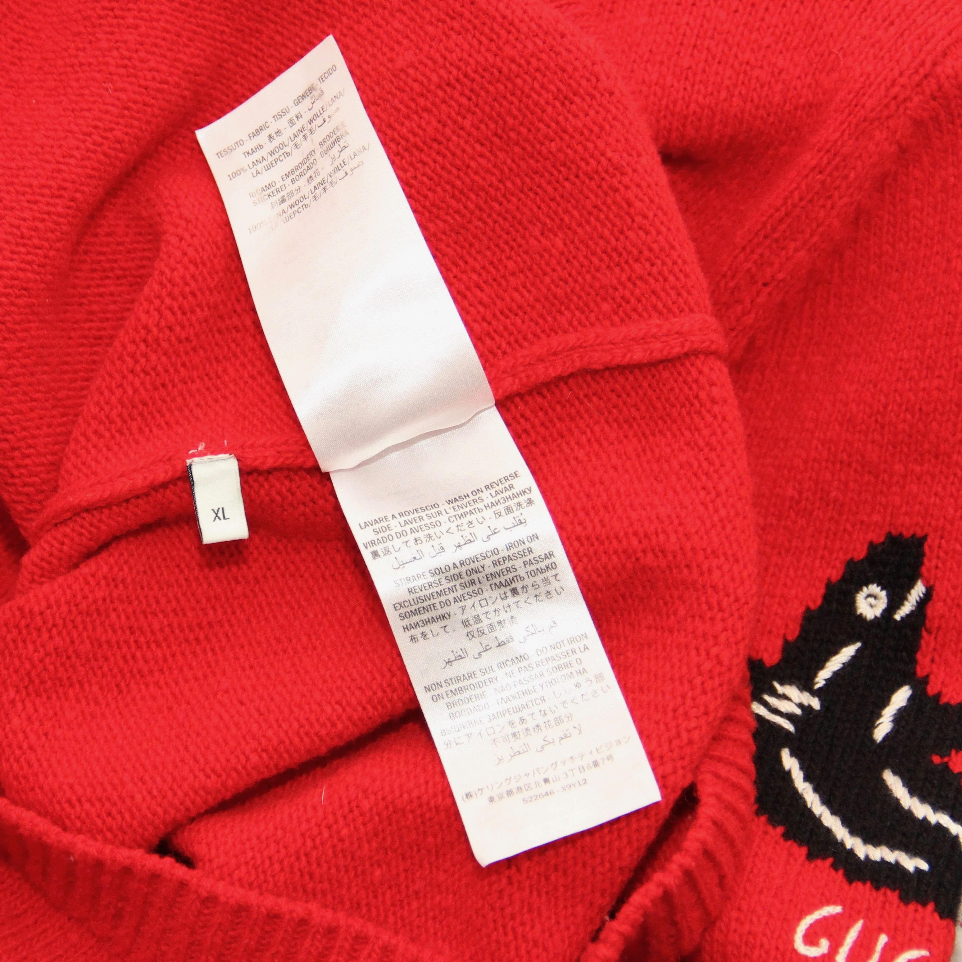 Gucci Gucci Crew neck intarsia shark jumper Size US XL / EU 56 / 4 - 6 Thumbnail