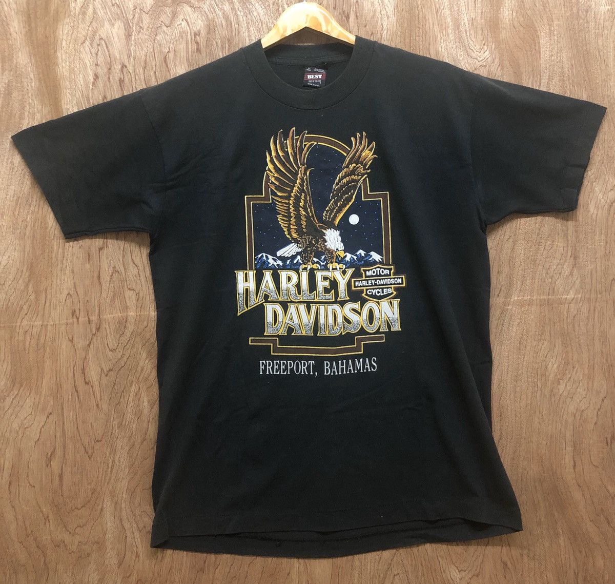 Harley Davidson × Vintage Vintage 90s Harley Davidson t shirt Size US L / EU 52-54 / 3 - 1 Thumbnail