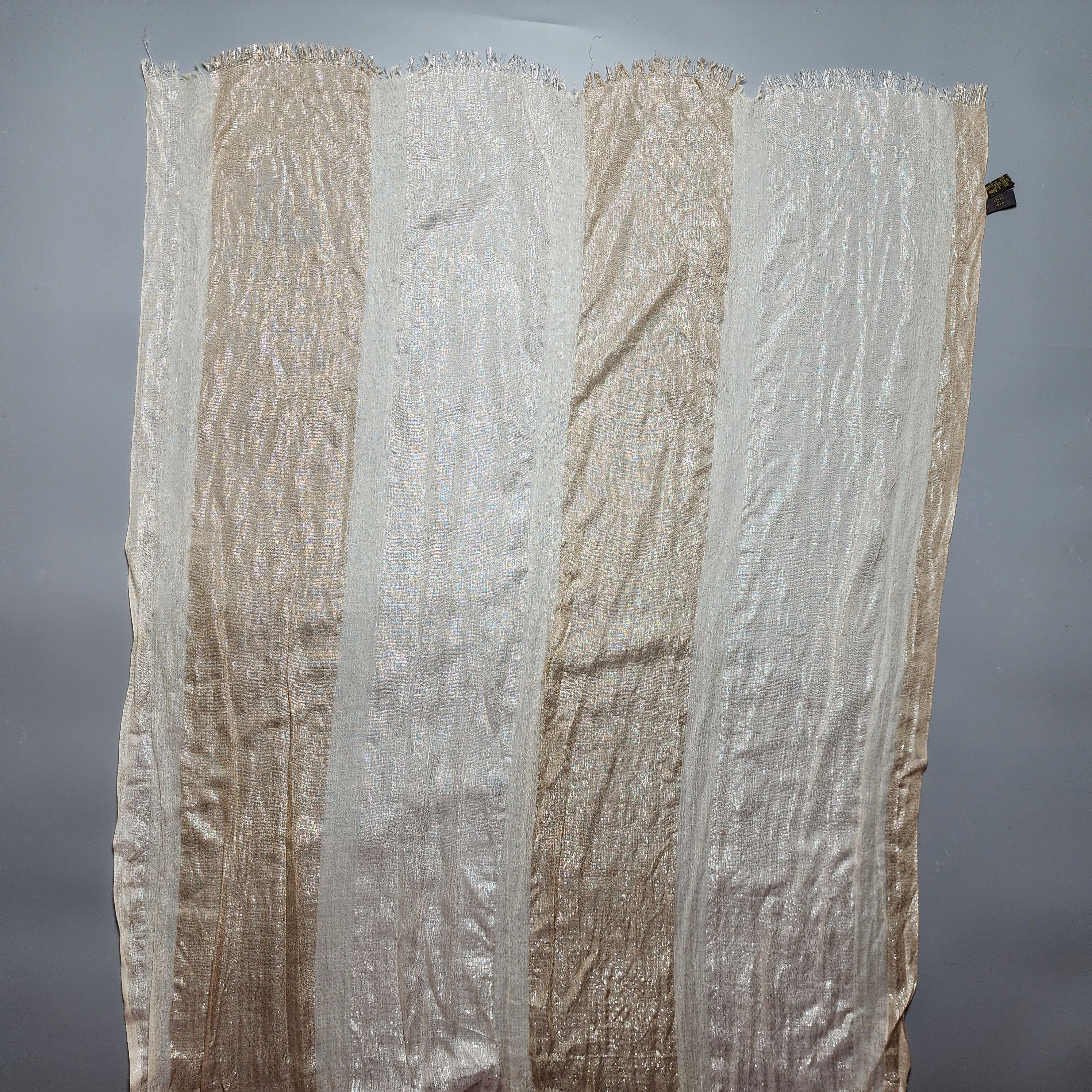 Loro Piana Loro Piana - Cashmere Blend Scarf Size ONE SIZE - 5 Thumbnail