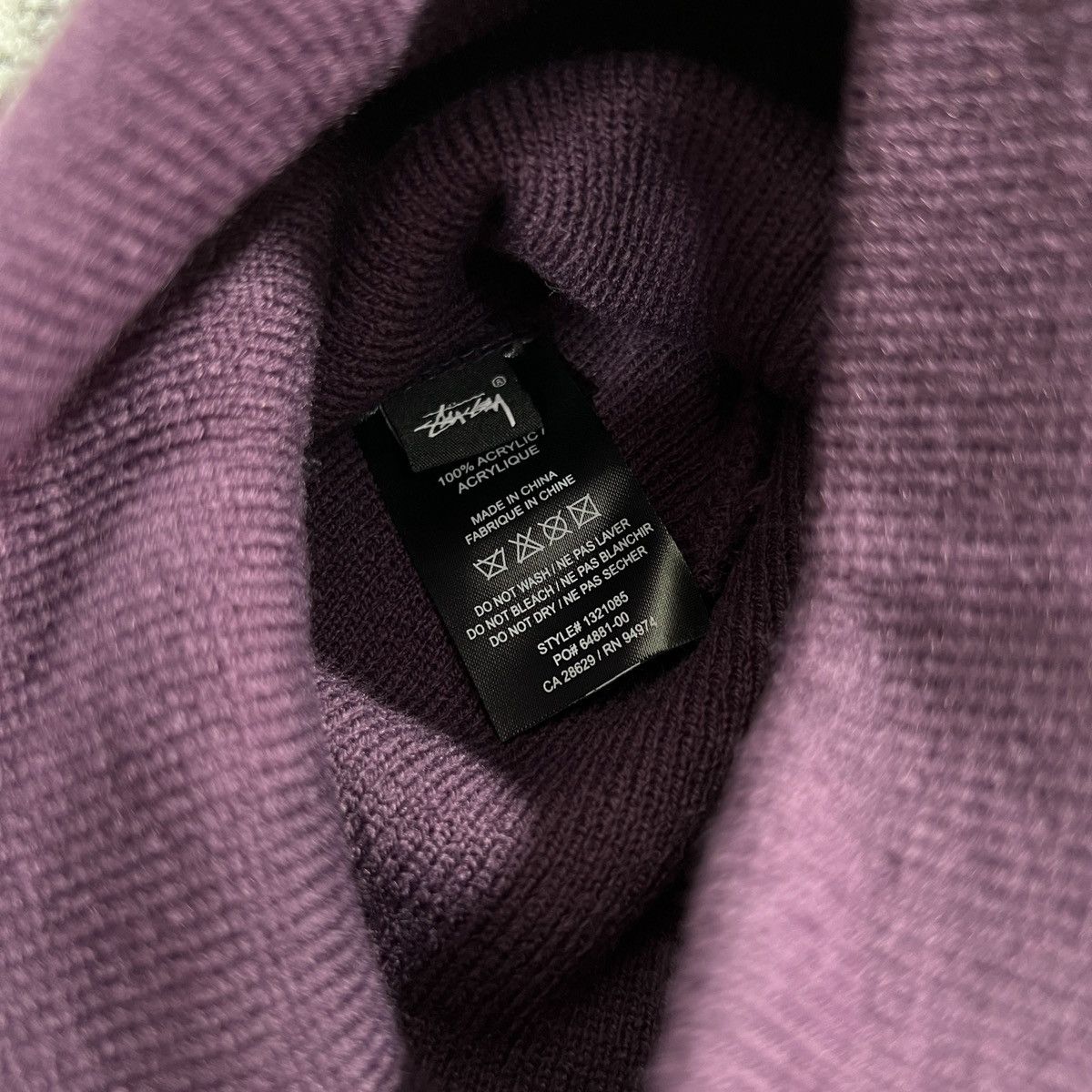 Stussy Stussy beanie hat Size ONE SIZE - 5 Thumbnail