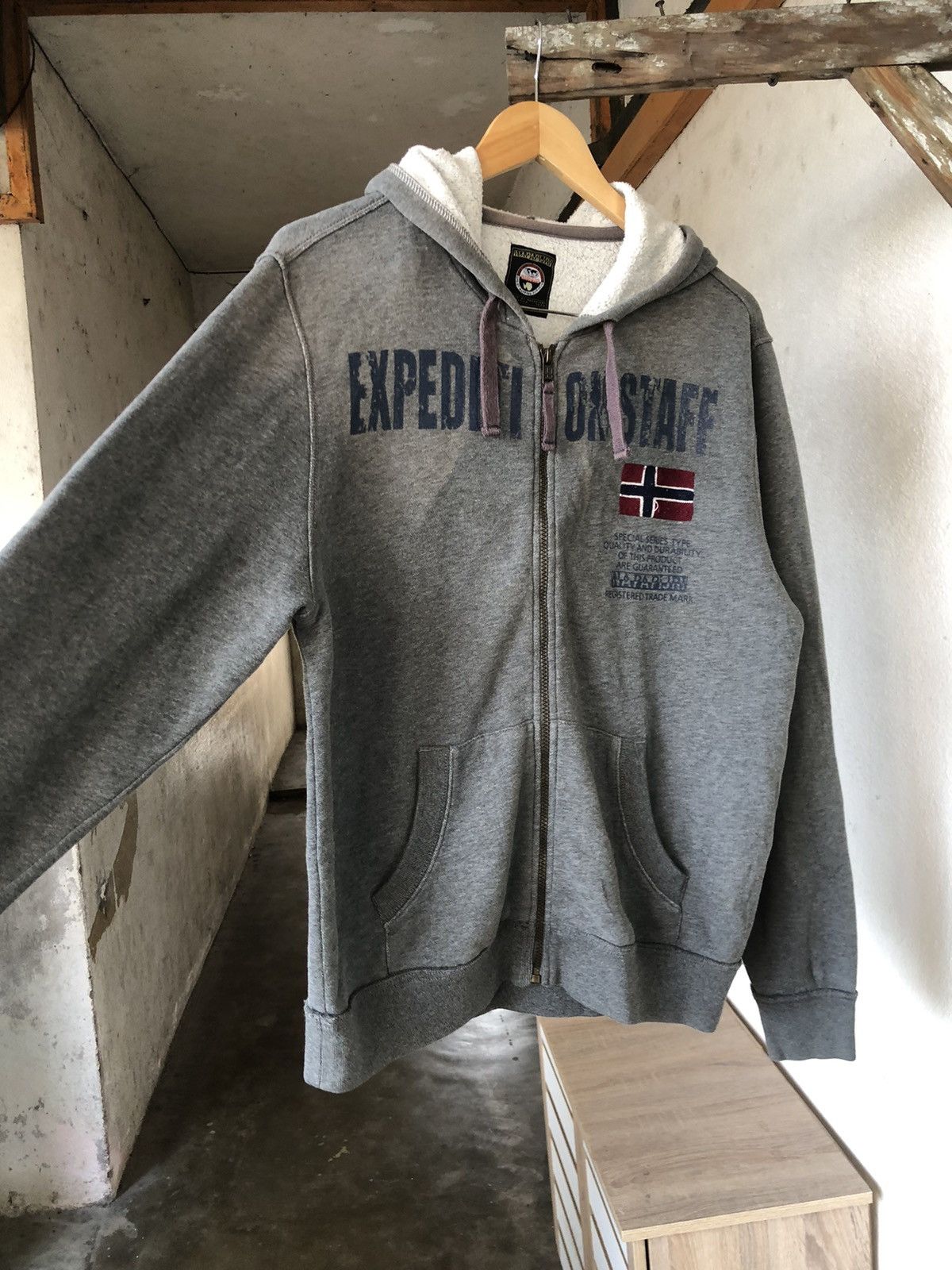 Napapijri Vintage Napapijri Zipper Sweater Hoodie Size US M / EU 48-50 / 2 - 12 Thumbnail