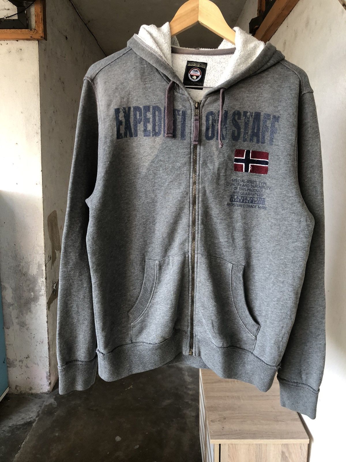Napapijri Vintage Napapijri Zipper Sweater Hoodie Size US M / EU 48-50 / 2 - 5 Thumbnail