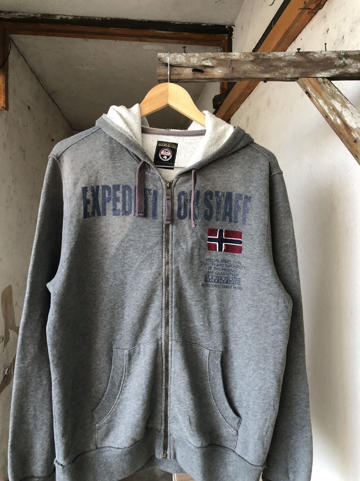 Napapijri Vintage Napapijri Zipper Sweater Hoodie Size US M / EU 48-50 / 2 - 4 Thumbnail