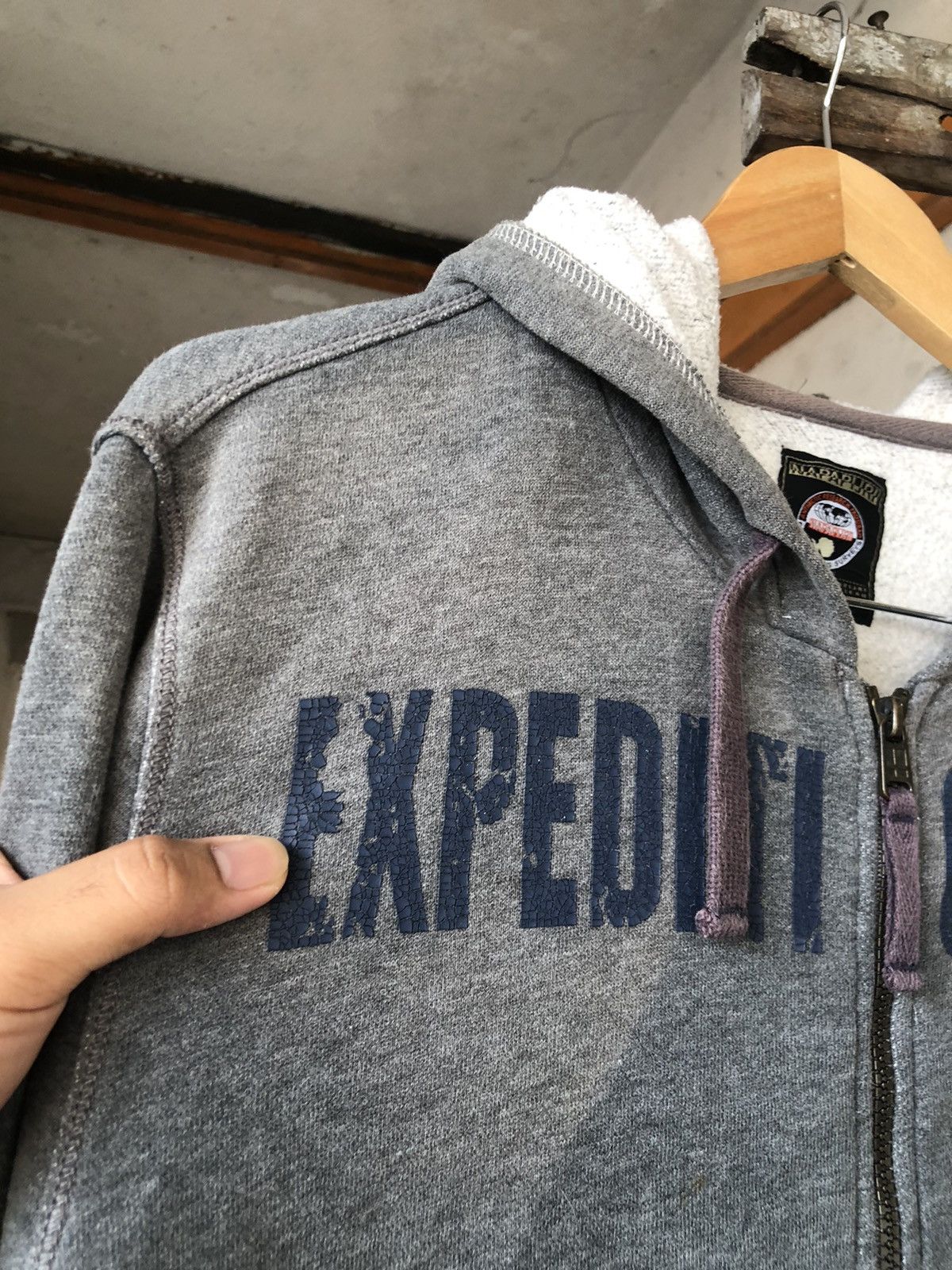 Napapijri Vintage Napapijri Zipper Sweater Hoodie Size US M / EU 48-50 / 2 - 8 Thumbnail