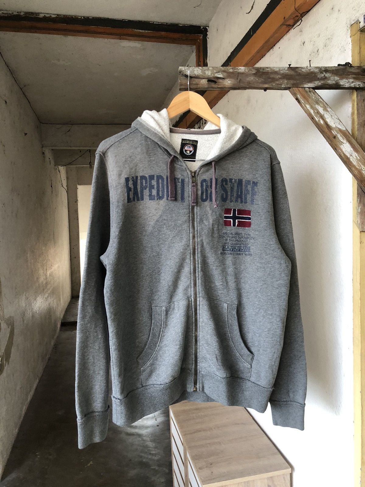 Napapijri Vintage Napapijri Zipper Sweater Hoodie Size US M / EU 48-50 / 2 - 3 Thumbnail