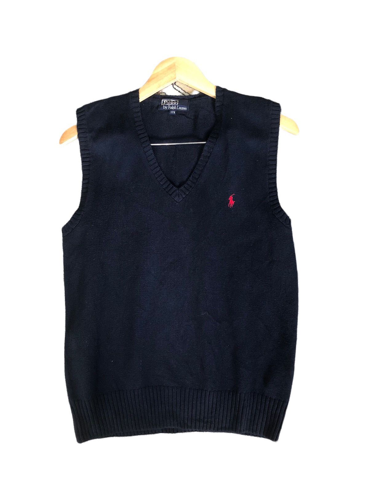 Polo Ralph Lauren Vintage Polo Ralph Lauren Small Pony Knit Vest Size US S / EU 44-46 / 1 - 1 Thumbnail