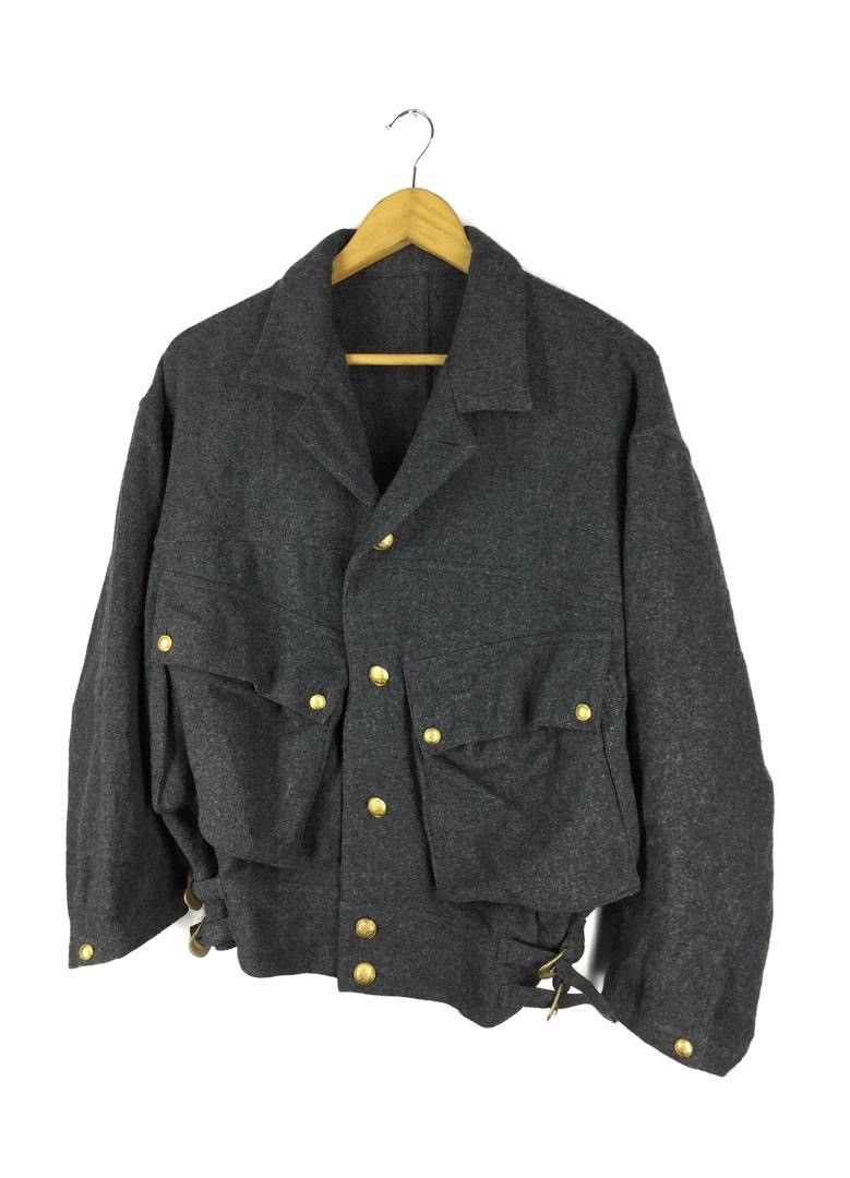 Yohji Yamamoto Iconic!!! 80s Yohji yamamoto Wool jacket Size US L / EU 52-54 / 3 - 5 Thumbnail
