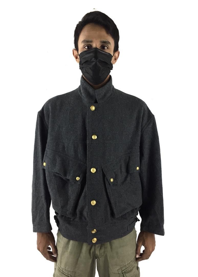 Yohji Yamamoto Iconic!!! 80s Yohji yamamoto Wool jacket Size US L / EU 52-54 / 3 - 13 Thumbnail