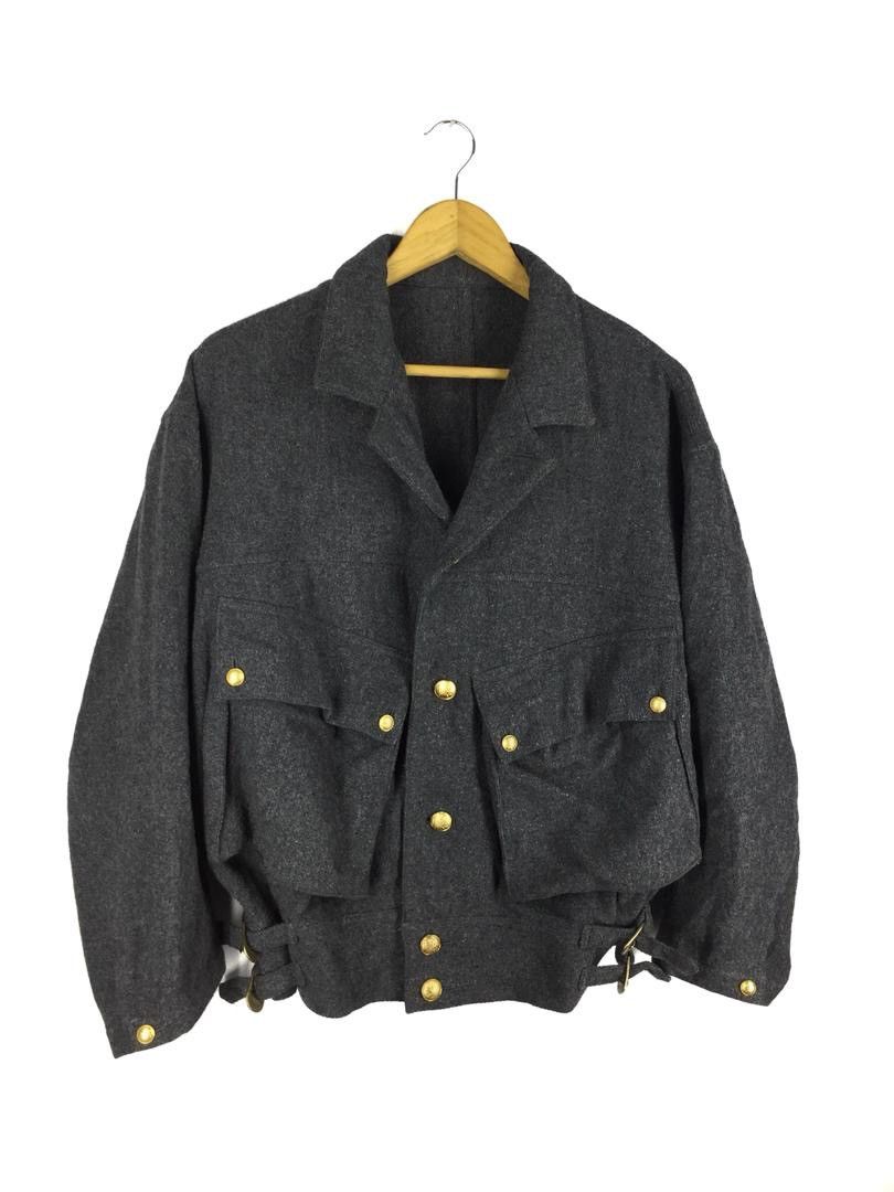 Yohji Yamamoto Iconic!!! 80s Yohji yamamoto Wool jacket Size US L / EU 52-54 / 3 - 1 Thumbnail