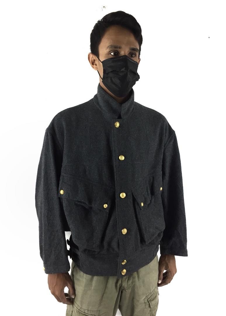Yohji Yamamoto Iconic!!! 80s Yohji yamamoto Wool jacket Size US L / EU 52-54 / 3 - 12 Thumbnail