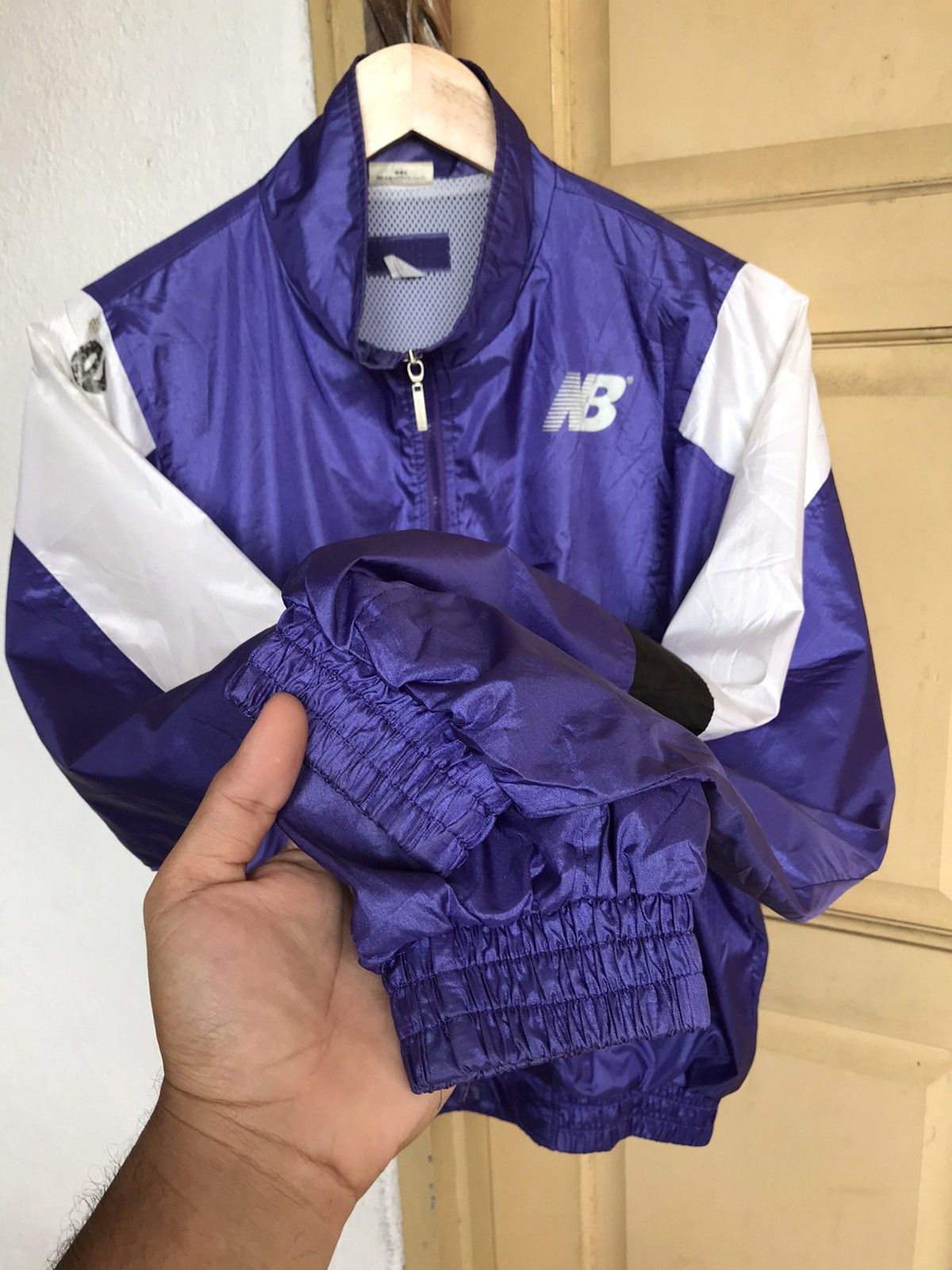 New Balance Vintage New Balance Winbreaker Bomber Jacket Size US S / EU 44-46 / 1 - 11 Thumbnail