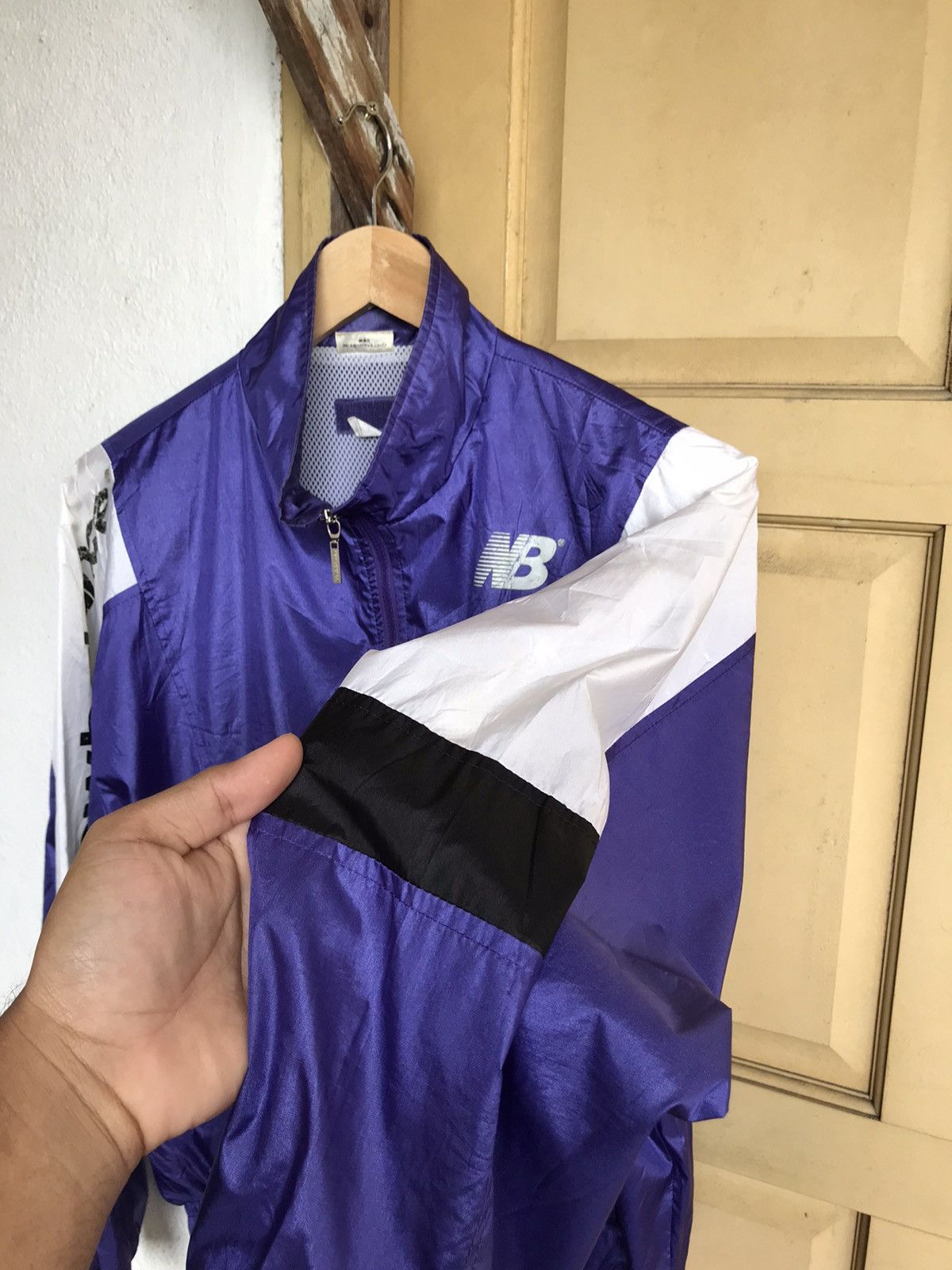 New Balance Vintage New Balance Winbreaker Bomber Jacket Size US S / EU 44-46 / 1 - 12 Thumbnail