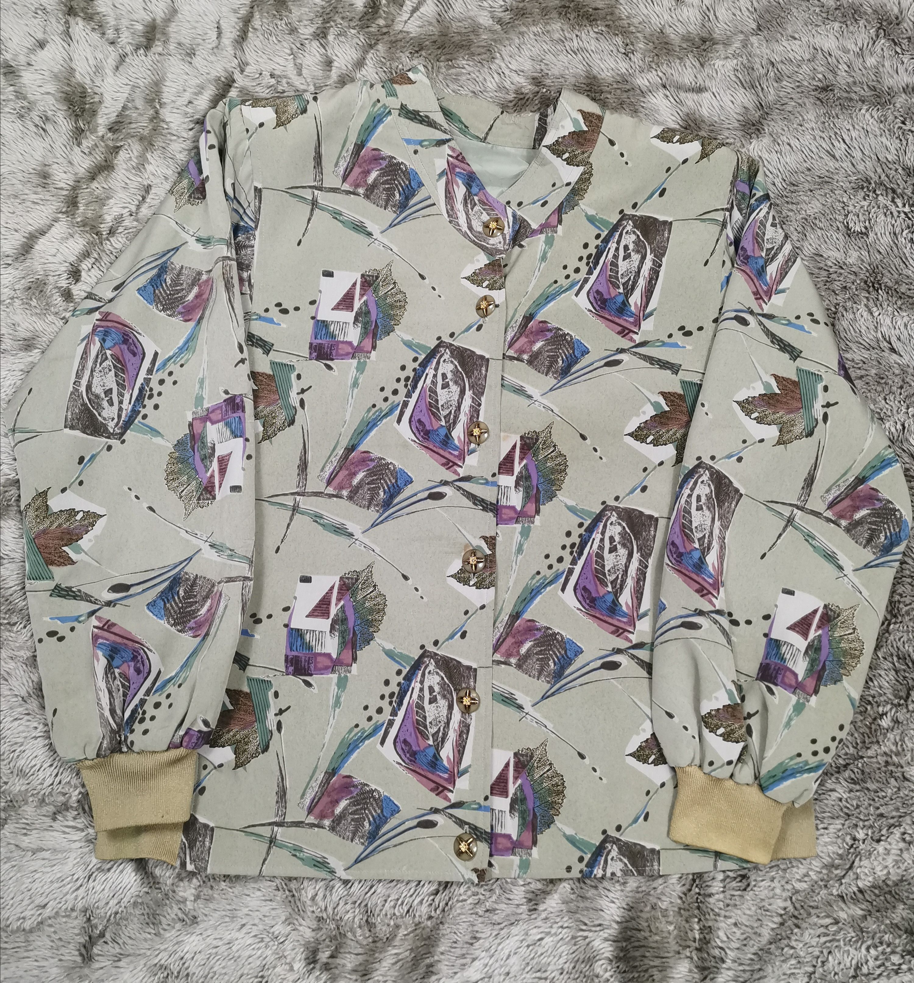 Japanese Brand Vintage Japanese Brand Fullprint Floral Jacket Size US L / EU 52-54 / 3 - 1 Thumbnail