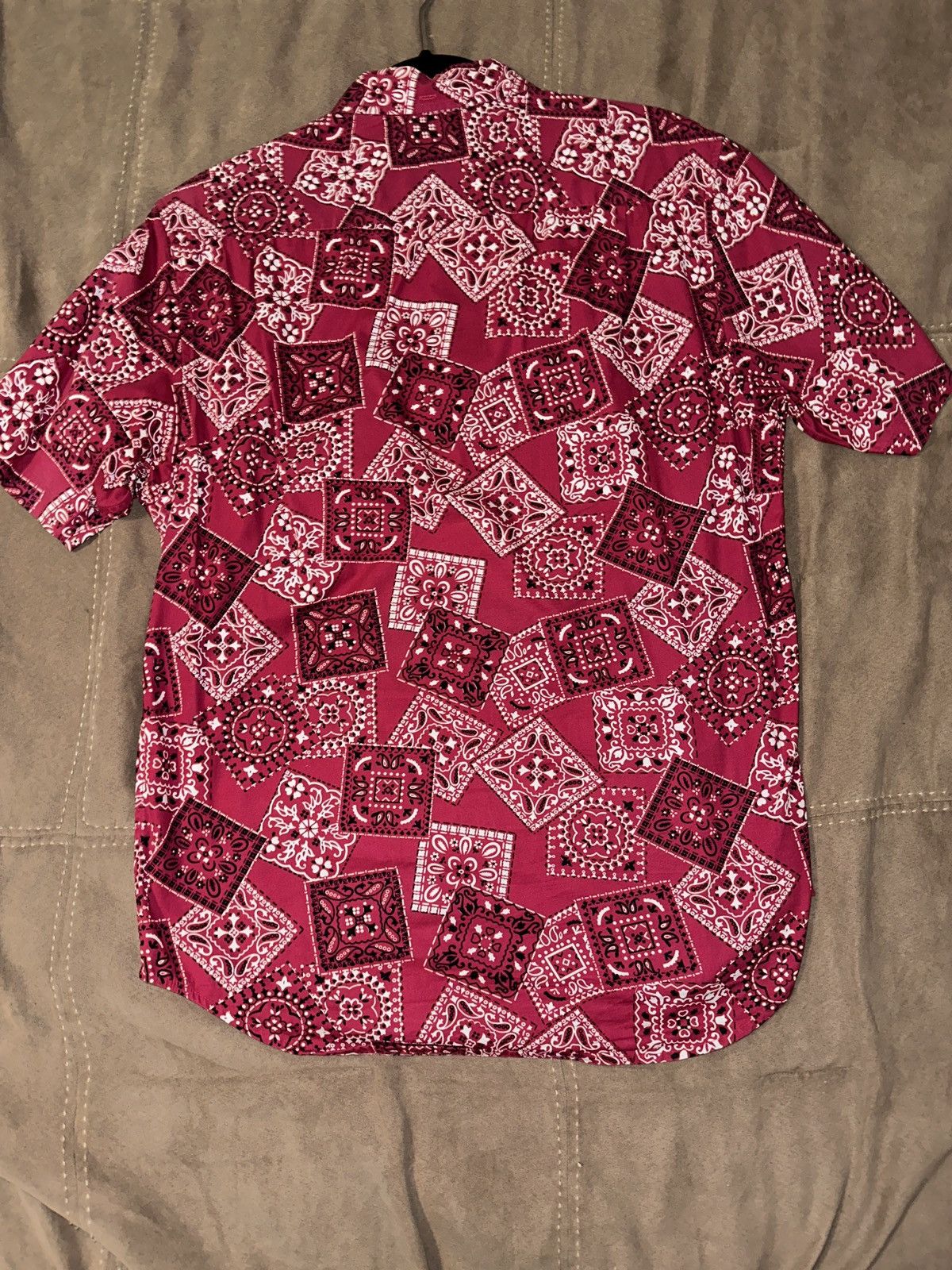 Supreme Supreme Red Paisley button up short sleeve Size US M / EU 48-50 / 2 - 2 Thumbnail