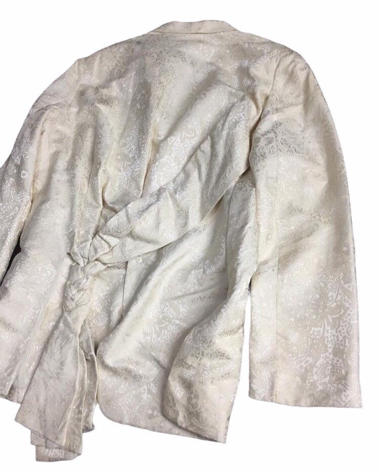 Yohji Yamamoto RARE!!Yohji Yamamoto Silk Abstract jacket Size US L / EU 52-54 / 3 - 10 Thumbnail