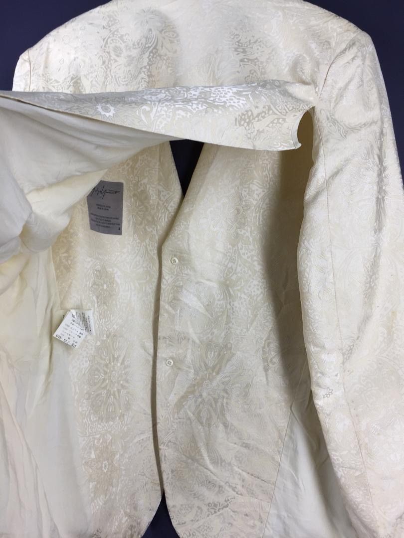 Yohji Yamamoto RARE!!Yohji Yamamoto Silk Abstract jacket Size US L / EU 52-54 / 3 - 20 Thumbnail