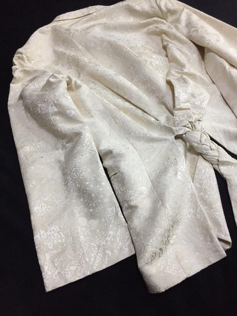 Yohji Yamamoto RARE!!Yohji Yamamoto Silk Abstract jacket Size US L / EU 52-54 / 3 - 8 Thumbnail