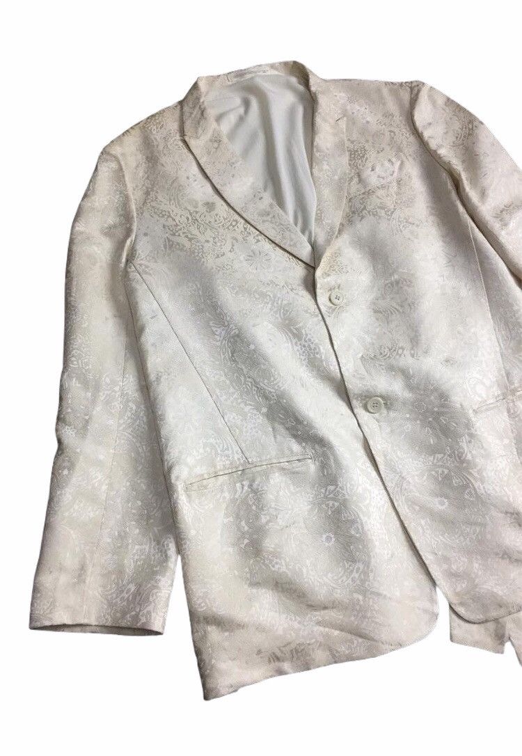 Yohji Yamamoto RARE!!Yohji Yamamoto Silk Abstract jacket Size US L / EU 52-54 / 3 - 11 Thumbnail