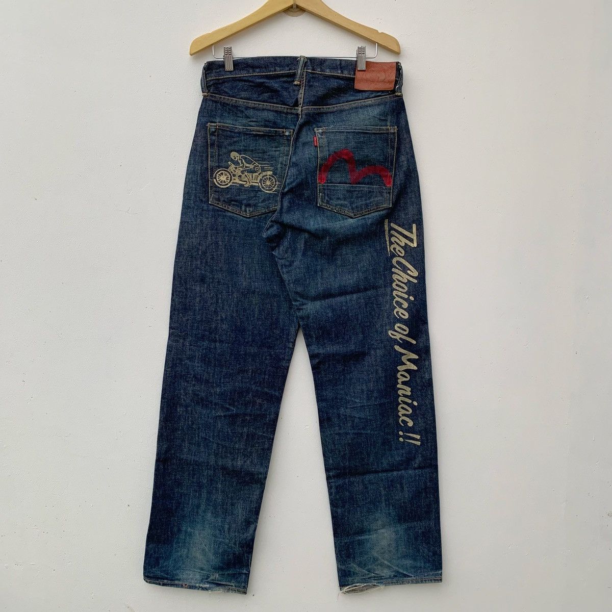 image of Evisu Selvedge Jeans in Denim, Men's (Size 33)