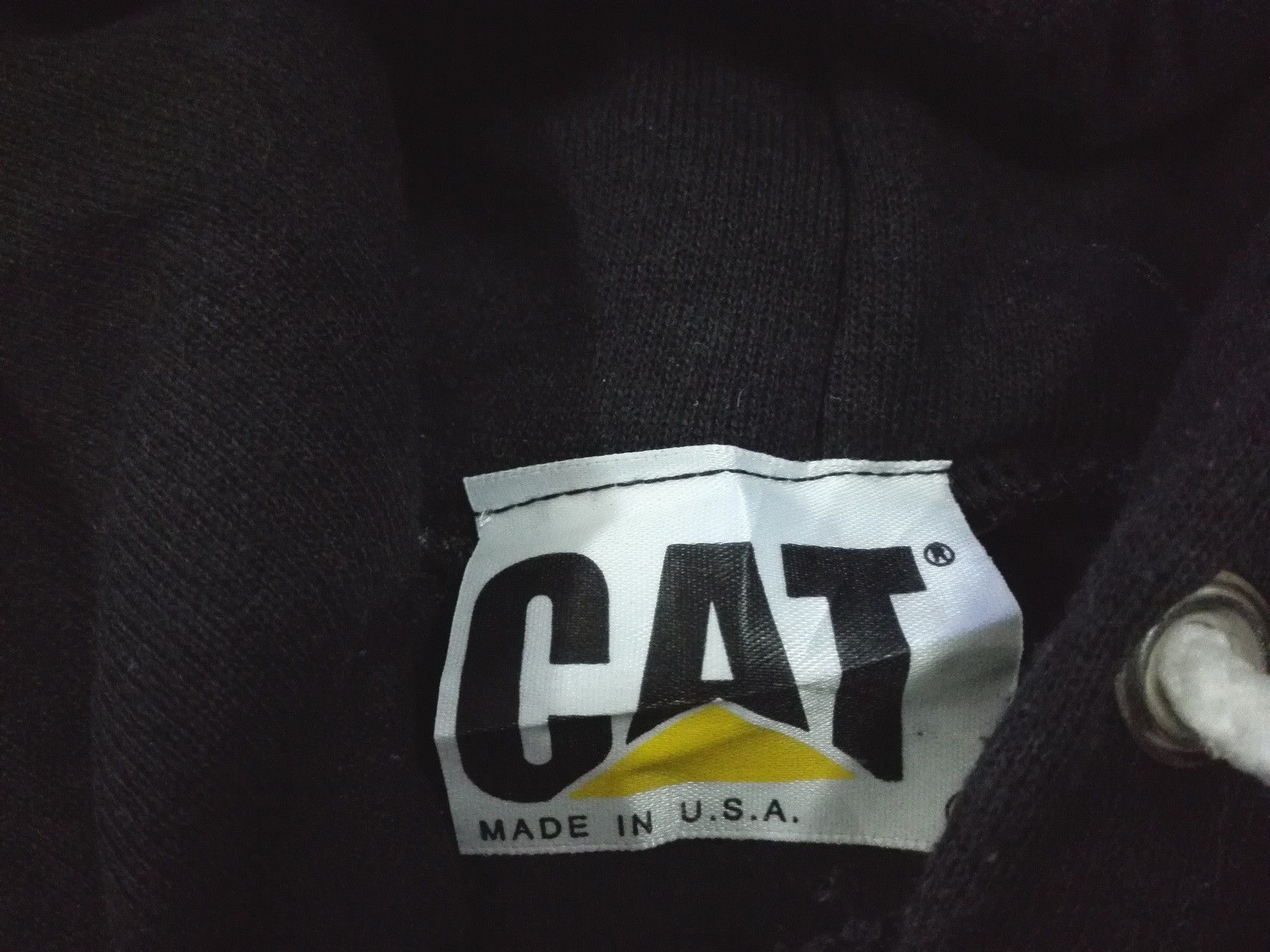 Caterpillar × Vintage Rare VINTAGE 90s CATERPILLAR 50/50 HOODIE Size US M / EU 48-50 / 2 - 3 Thumbnail