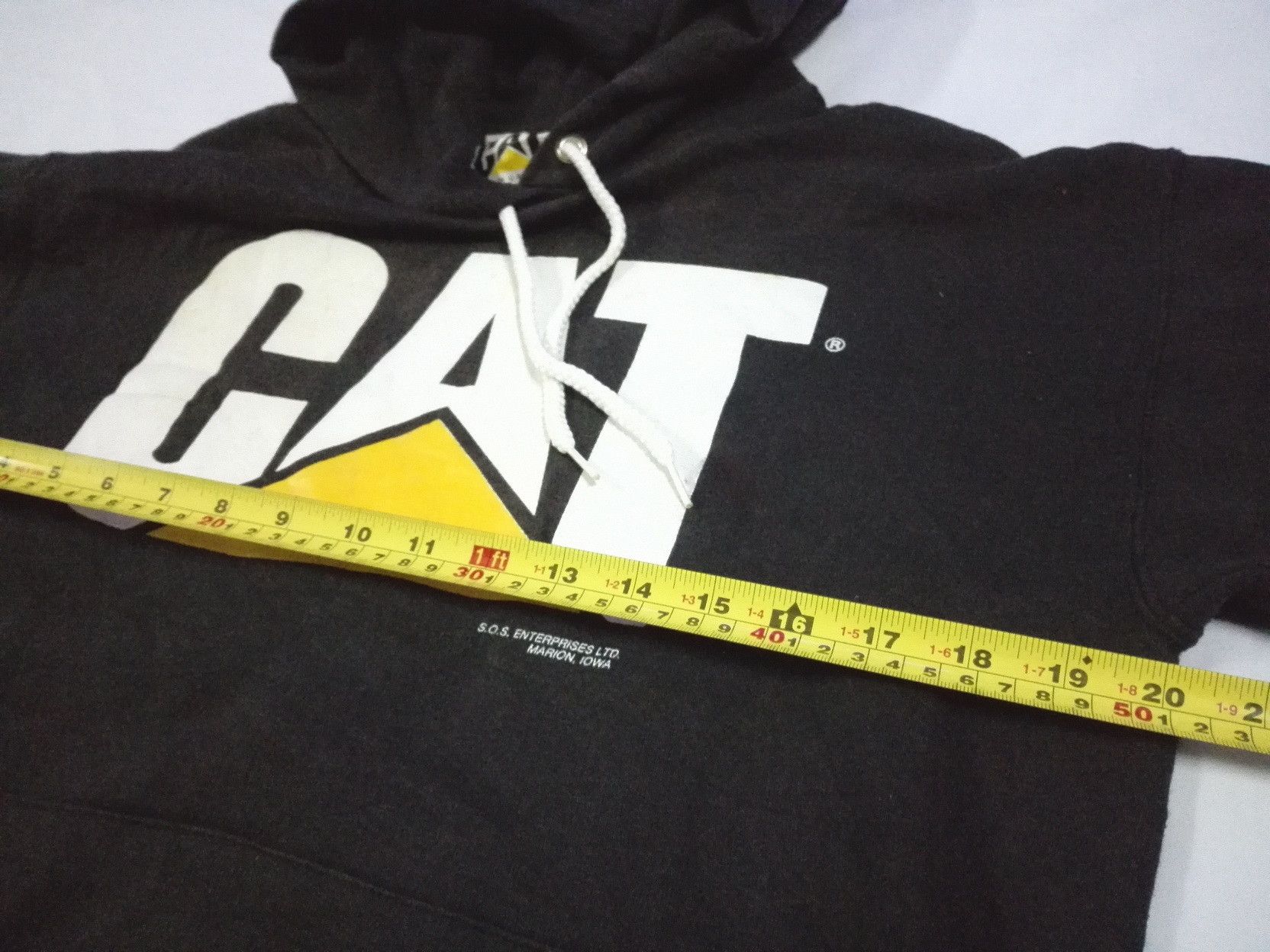 Caterpillar × Vintage Rare VINTAGE 90s CATERPILLAR 50/50 HOODIE Size US M / EU 48-50 / 2 - 6 Thumbnail