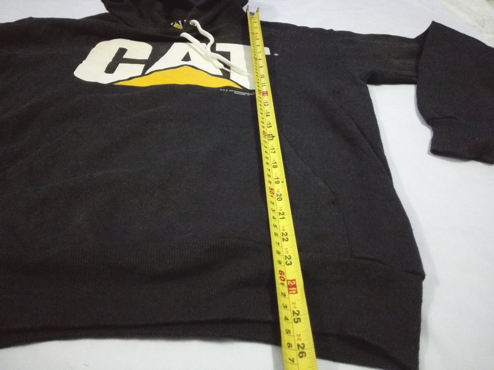 Caterpillar × Vintage Rare VINTAGE 90s CATERPILLAR 50/50 HOODIE Size US M / EU 48-50 / 2 - 7 Thumbnail