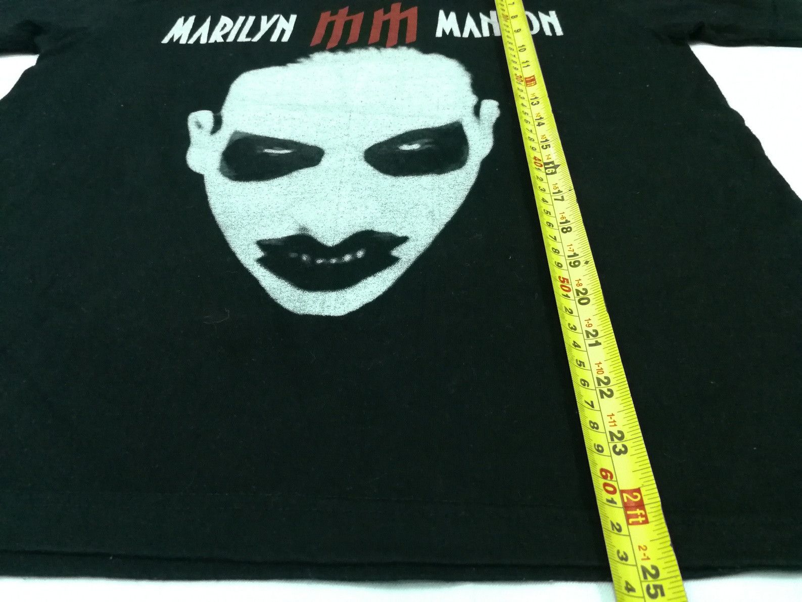 Band Tees MARILYN MANSON MM Tee Vintage Y2k Promo Concert Rock Gothic Size US S / EU 44-46 / 1 - 7 Thumbnail