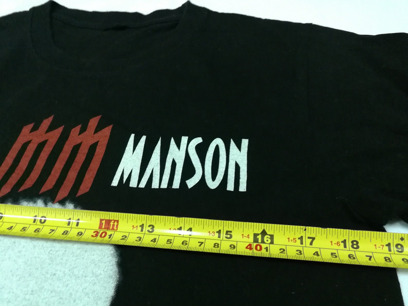 Band Tees MARILYN MANSON MM Tee Vintage Y2k Promo Concert Rock Gothic Size US S / EU 44-46 / 1 - 6 Thumbnail