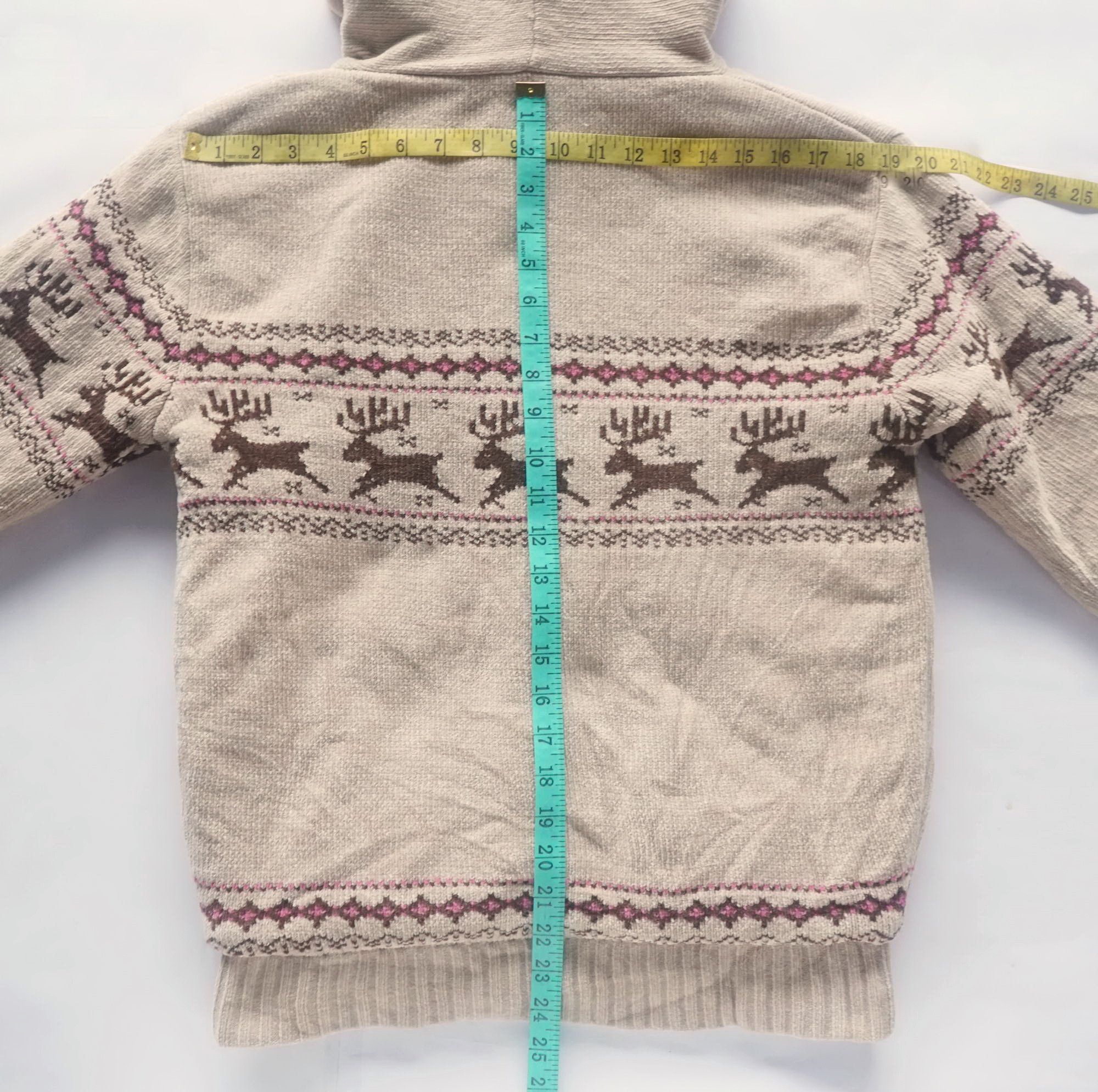 Japanese Brand WALLABY Sherpa Lined Zip Up Hooded Knit Sweater Size US M / EU 48-50 / 2 - 12 Thumbnail