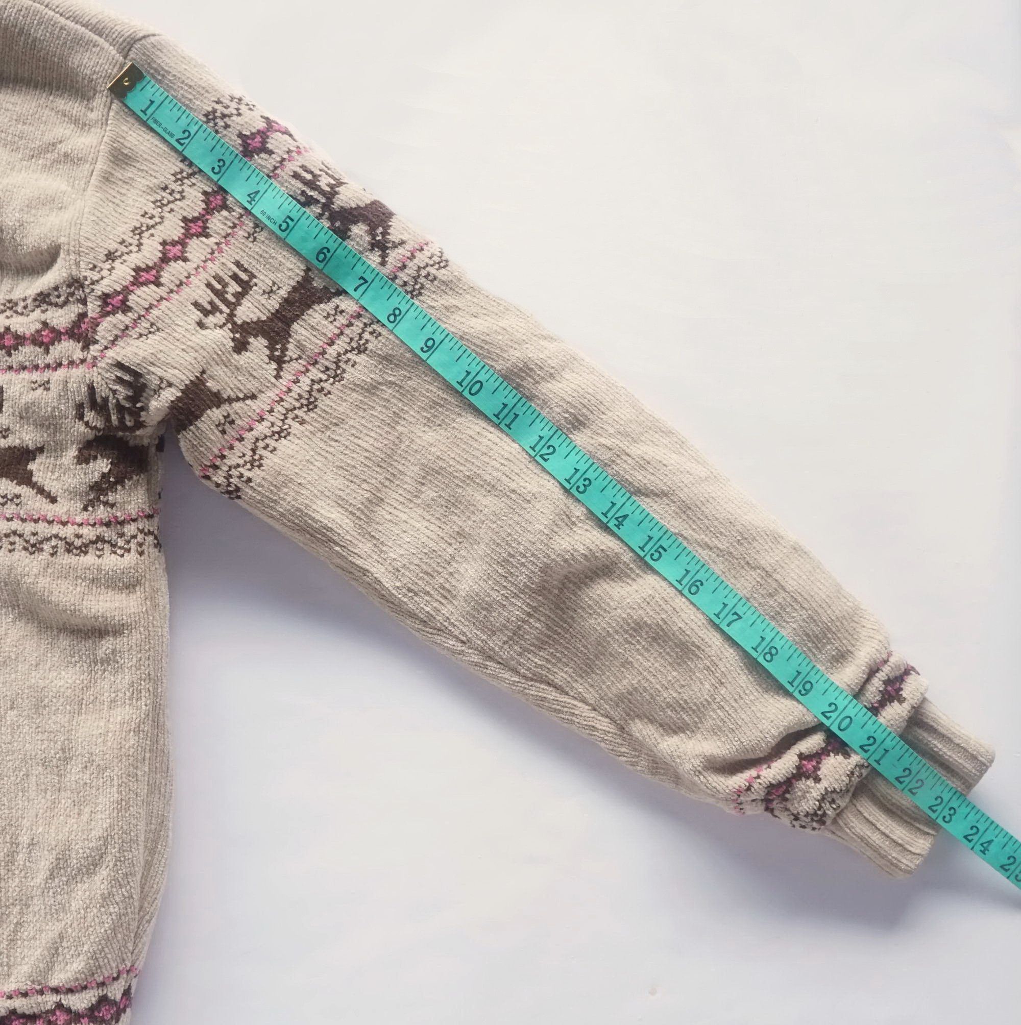 Japanese Brand WALLABY Sherpa Lined Zip Up Hooded Knit Sweater Size US M / EU 48-50 / 2 - 13 Thumbnail