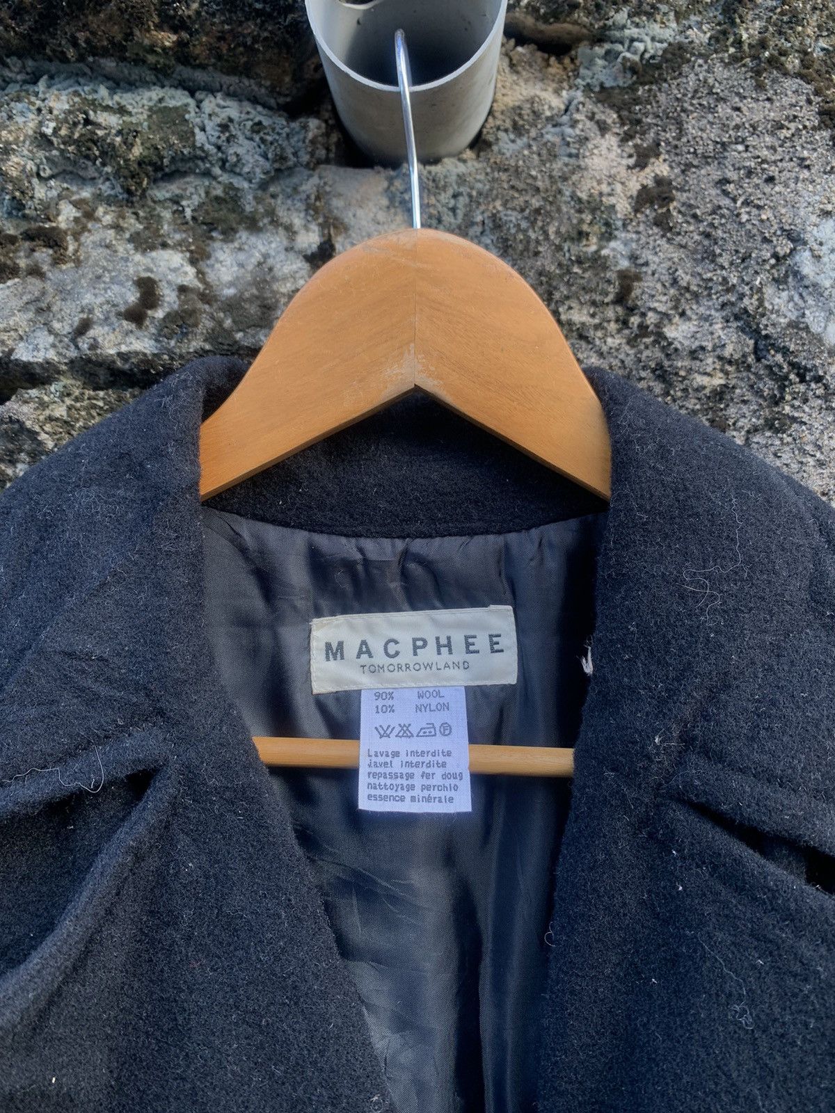 Japanese Brand Macphee Tomorrowland Mohair Wool Jacket Size US L / EU 52-54 / 3 - 3 Thumbnail