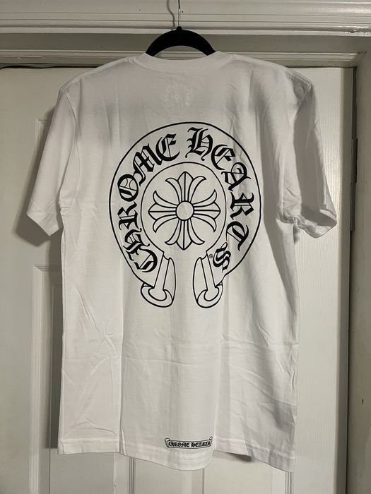 Chrome Hearts Horse Shoe Logo Pocket T-Shirt White