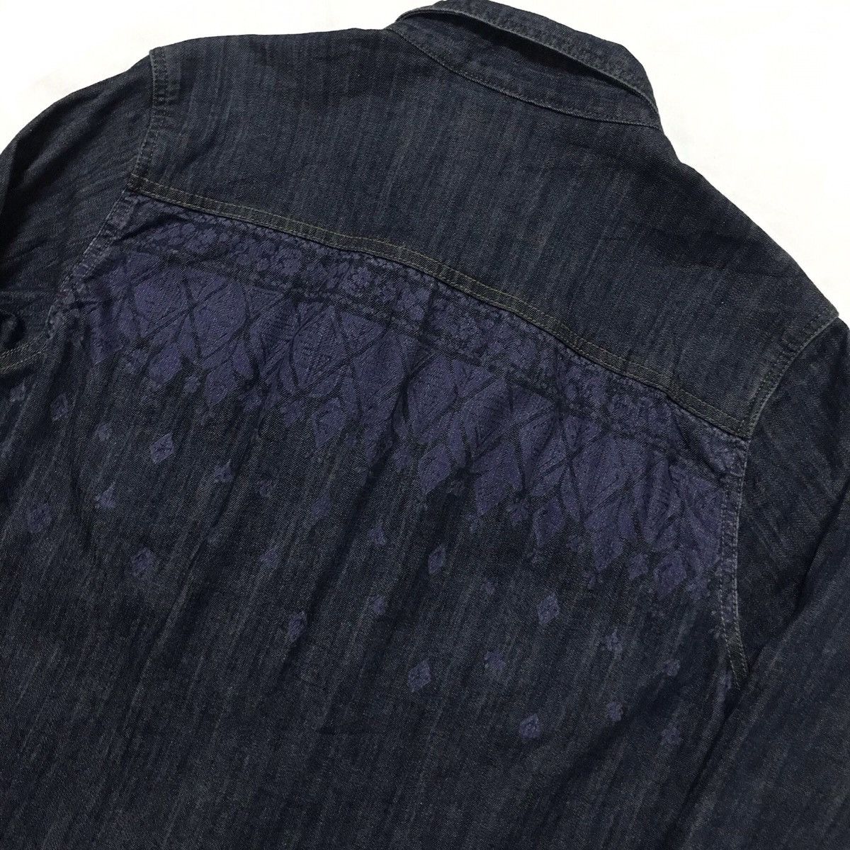 Japan Blue × Japanese Brand × Native Titicaca Double Chest Pocket Light Denim Shirt Size US L / EU 52-54 / 3 - 5 Thumbnail