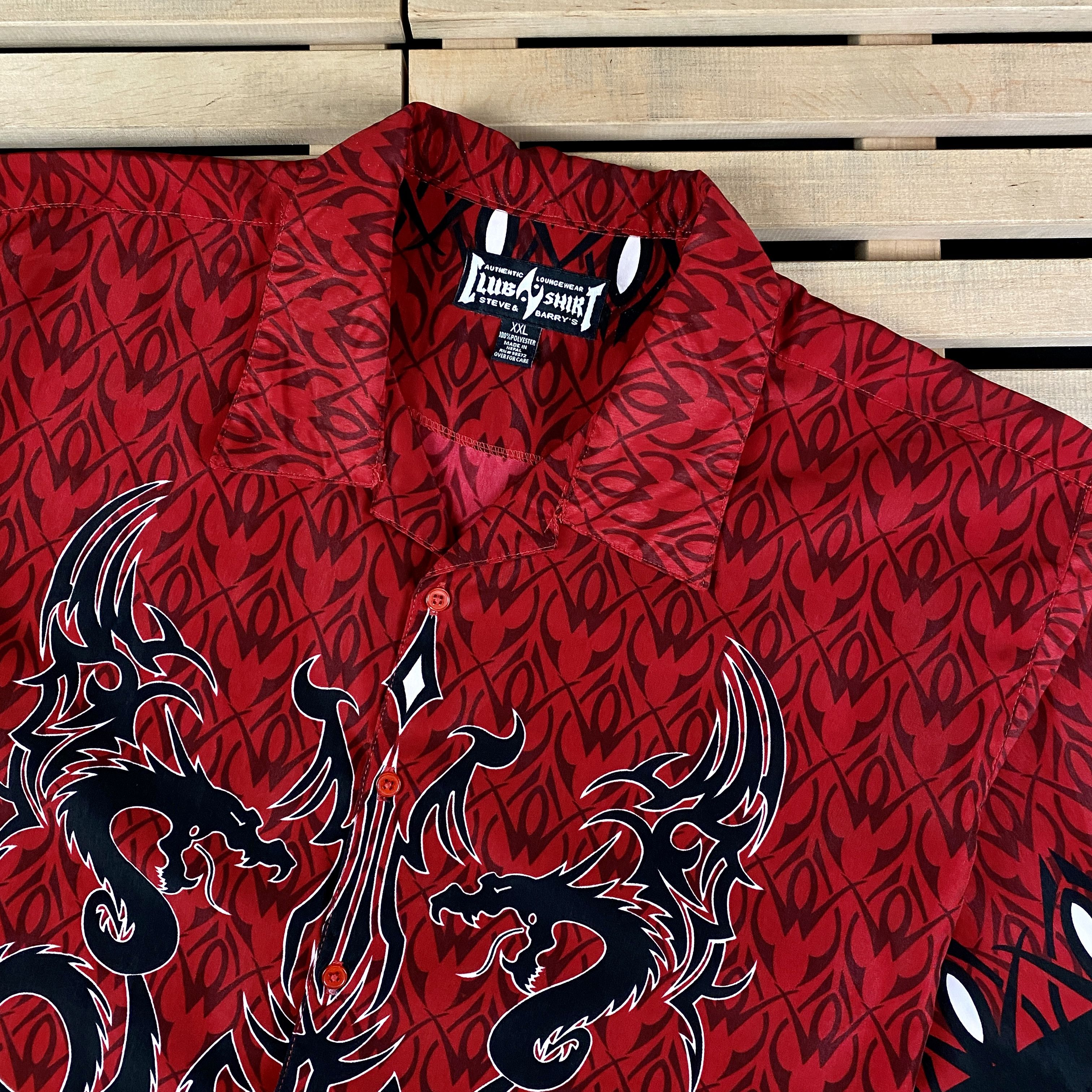 Other Short Sleeve Crazy Hawaiian Shirts Dagon Size XXL Polyester Size US XXL / EU 58 / 5 - 2 Thumbnail