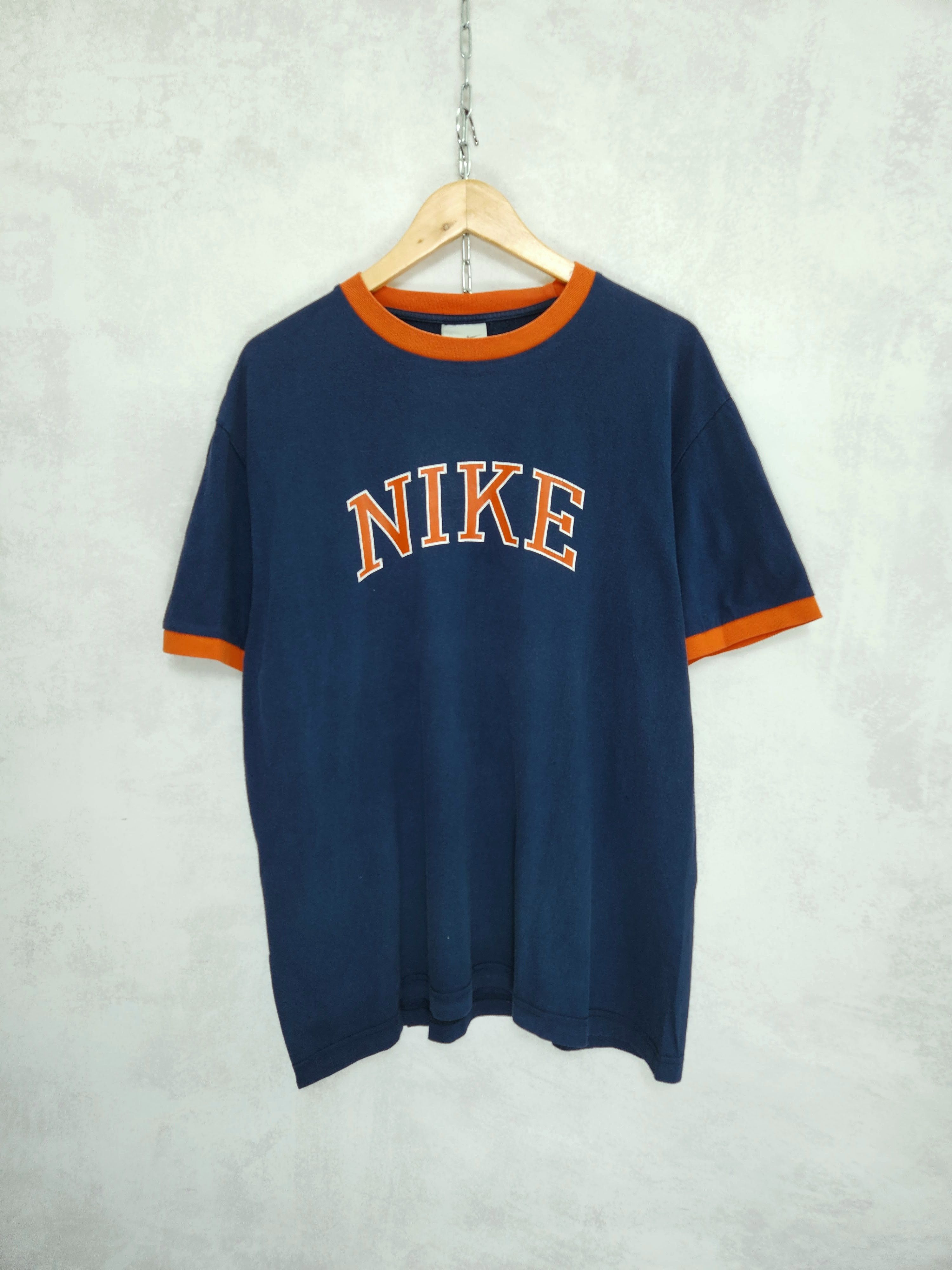 Nike Vintage Nike big logo t shirt Size US XL / EU 56 / 4 - 1 Thumbnail