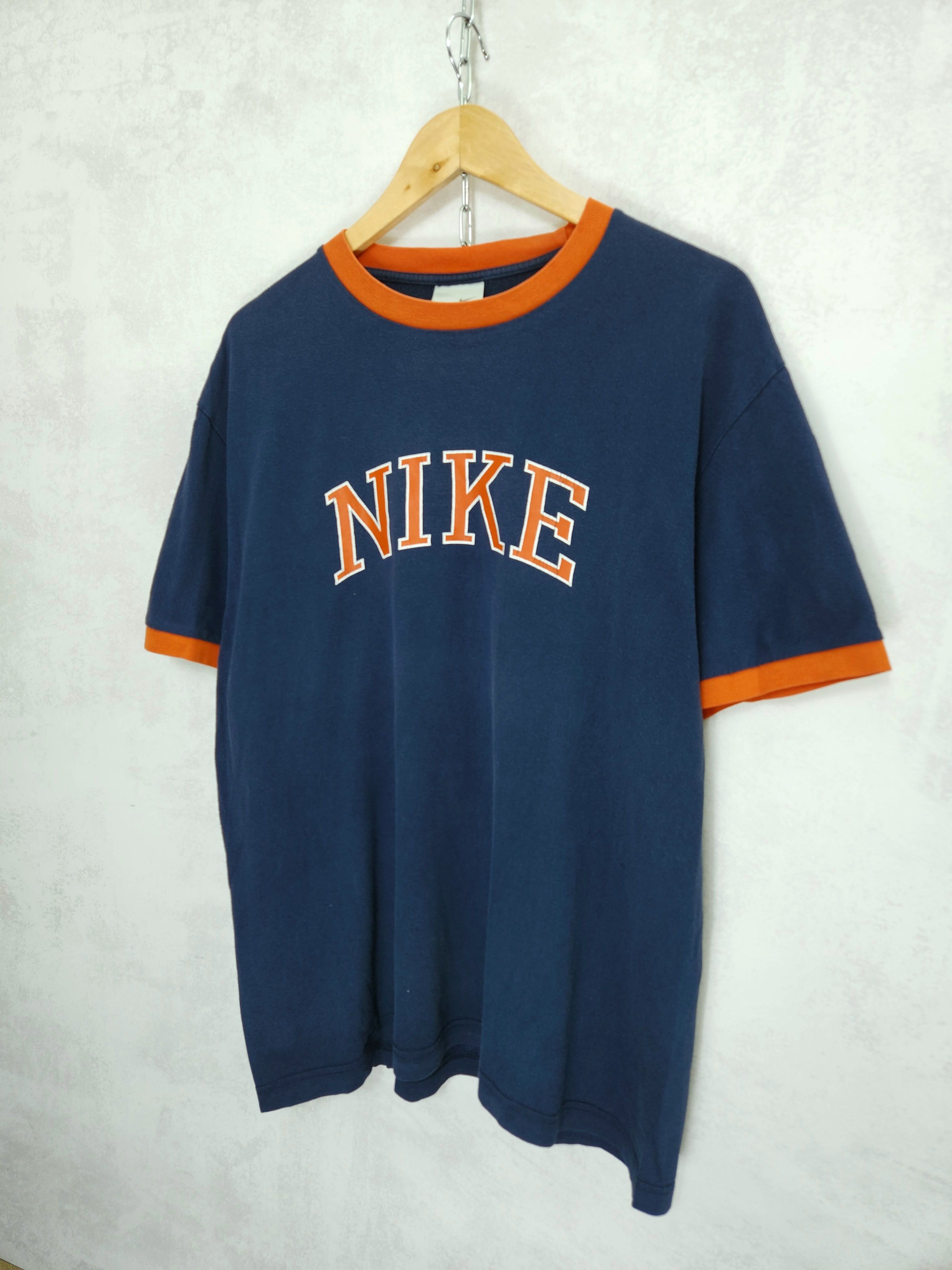 Nike Vintage Nike big logo t shirt Size US XL / EU 56 / 4 - 2 Thumbnail