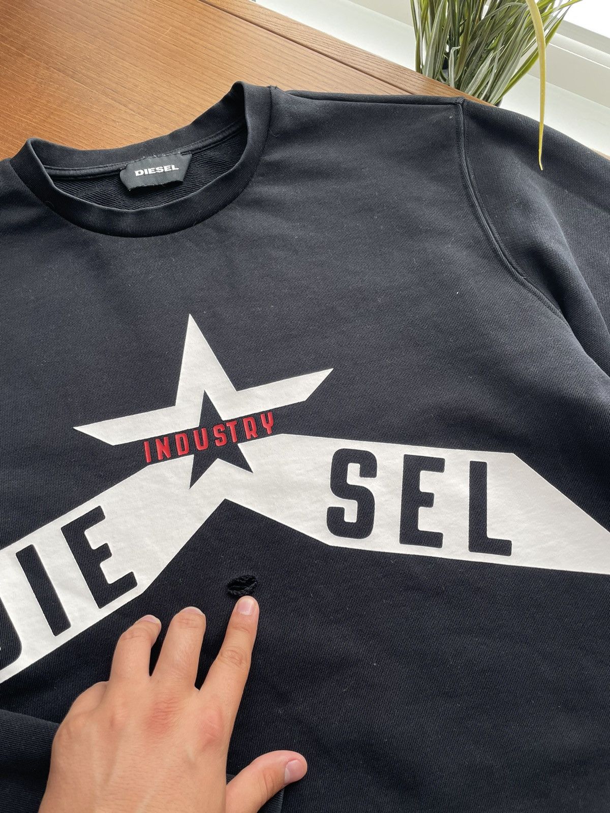 Diesel Vintage Y2K Diesel Industry Big Logo Avant Garde Sweatshirt Size US XL / EU 56 / 4 - 9 Thumbnail