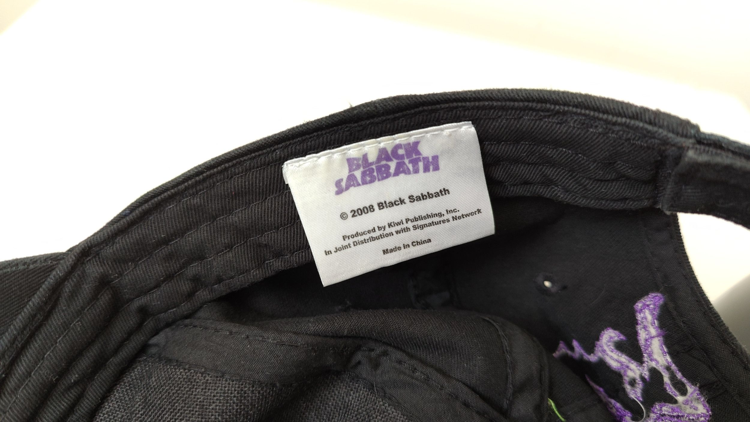 Black Sabbath Black Sabbath Ozzy Osbourne Official 2008 Vintage Cap Hat Size ONE SIZE - 9 Thumbnail